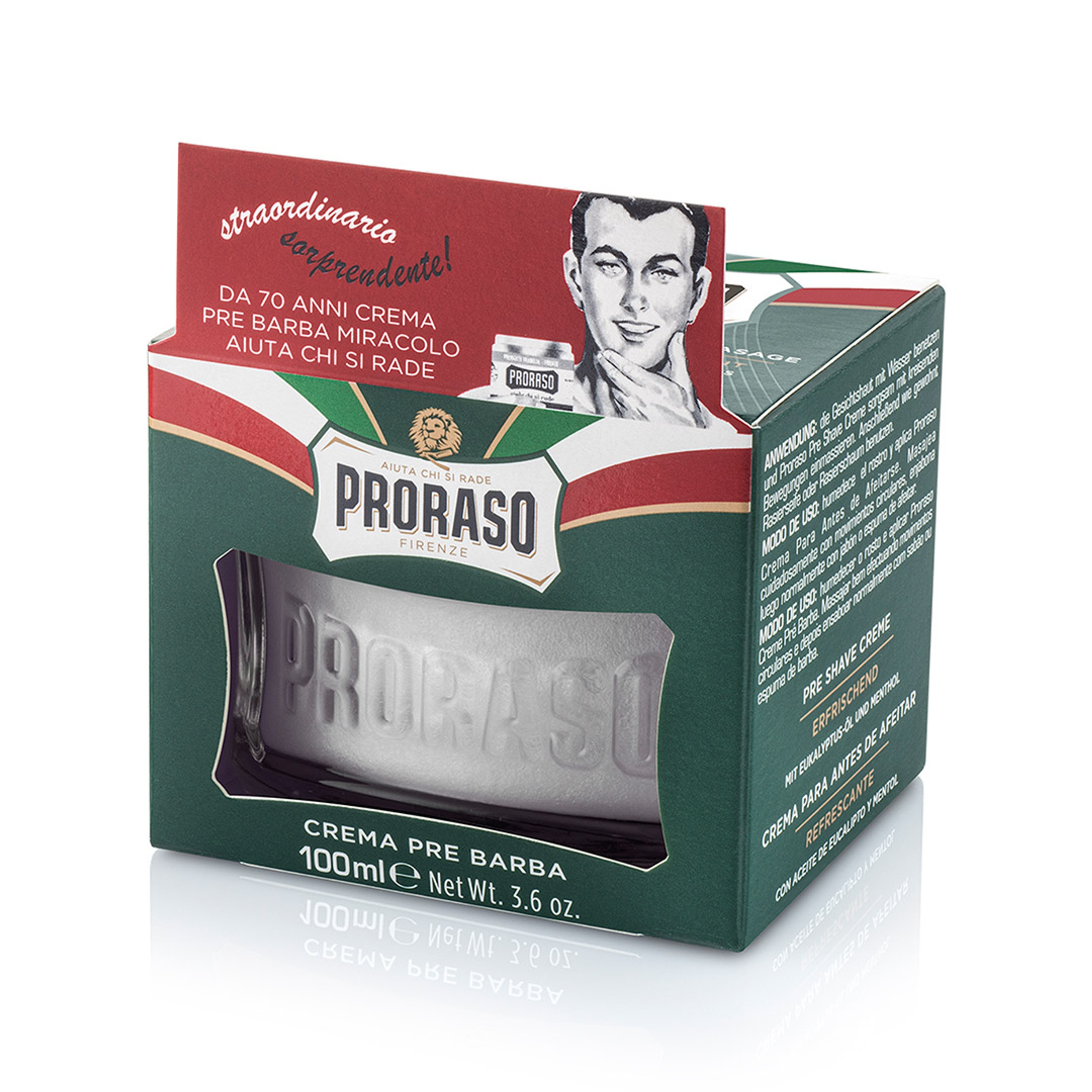 Proraso Pre-Shave Cream Refreshing 3.6 fl.oz 4