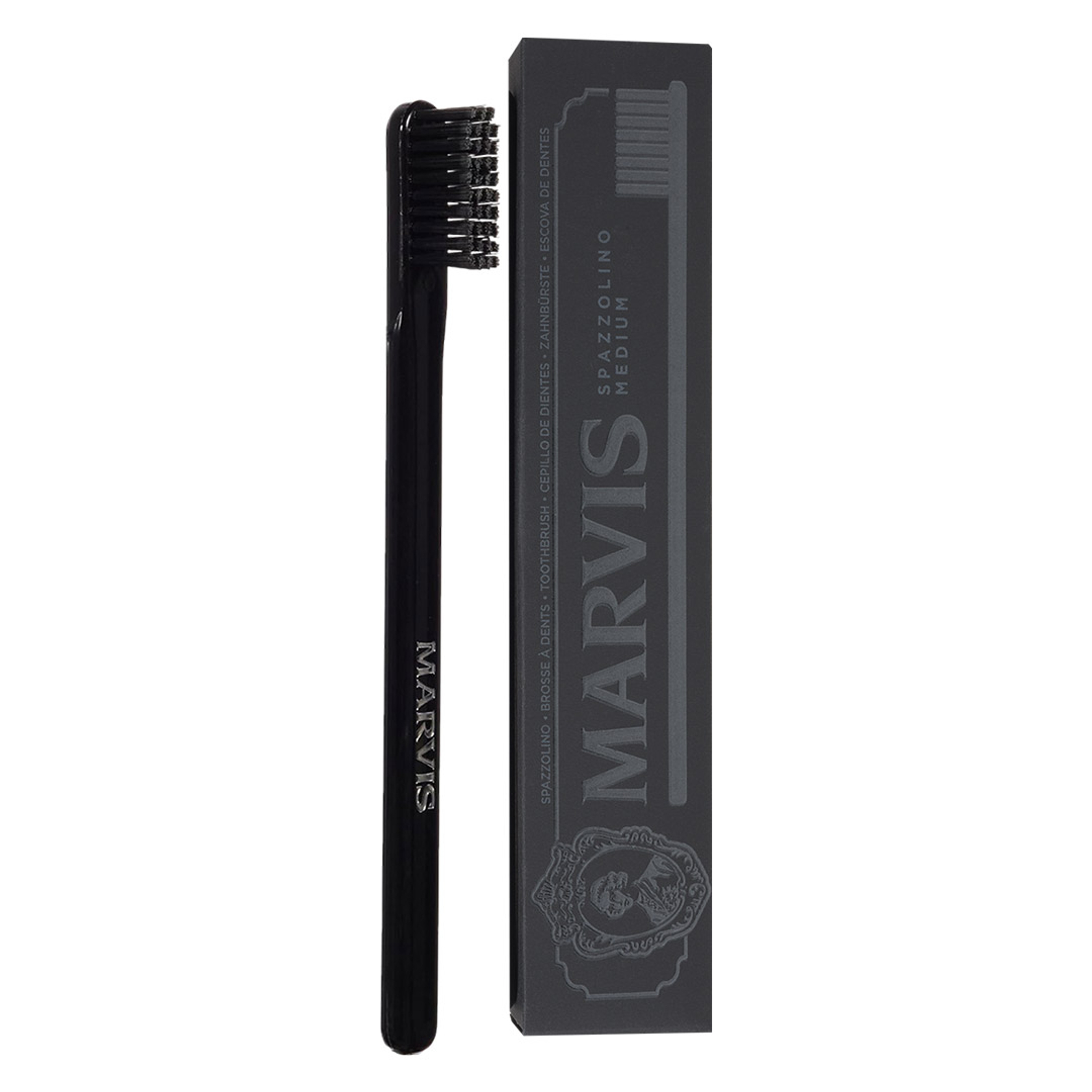Marvis Toothbrush (Black - Medium Bristle) 2