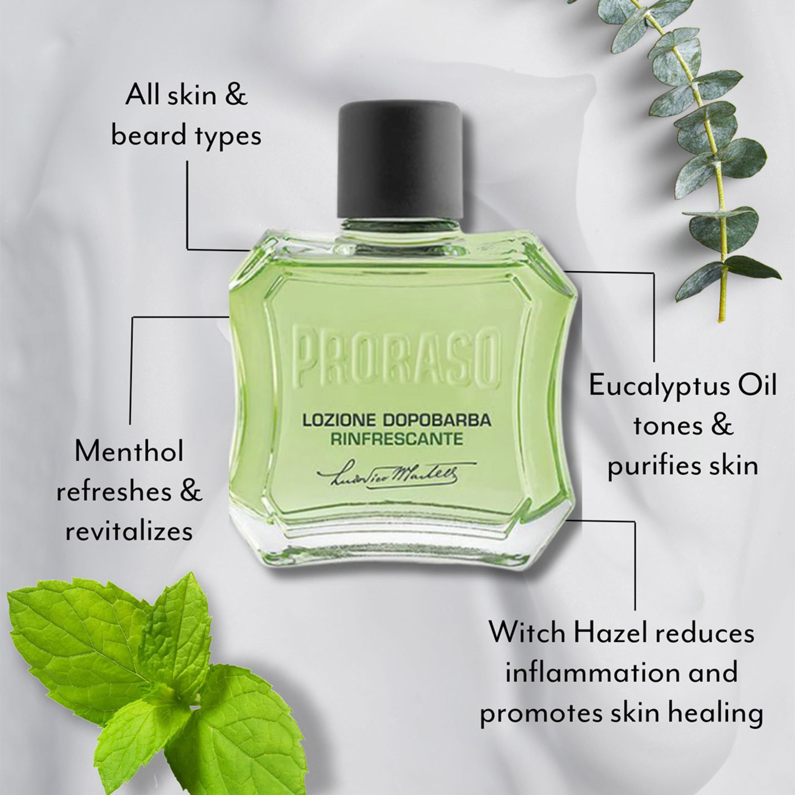 Proraso Aftershave Lotion Refreshing 3.4 fl.oz 2