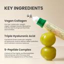 AXIS-Y Vegan Collagen Eye Serum 0.33 fl.oz - Triple Hyaluronic Acid & Peptide Collagen Eye Cream 3