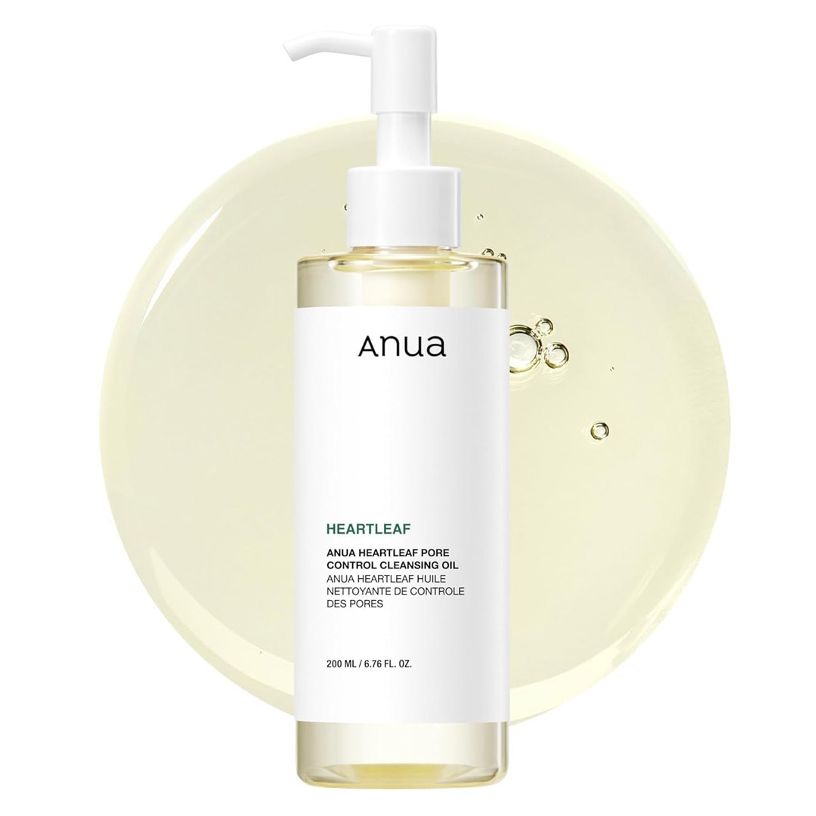 Anua Heartleaf Pore Control Cleansing Oil 6.76 fl.oz - Gentle Melting Oil Cleanser for All Skin Type 1