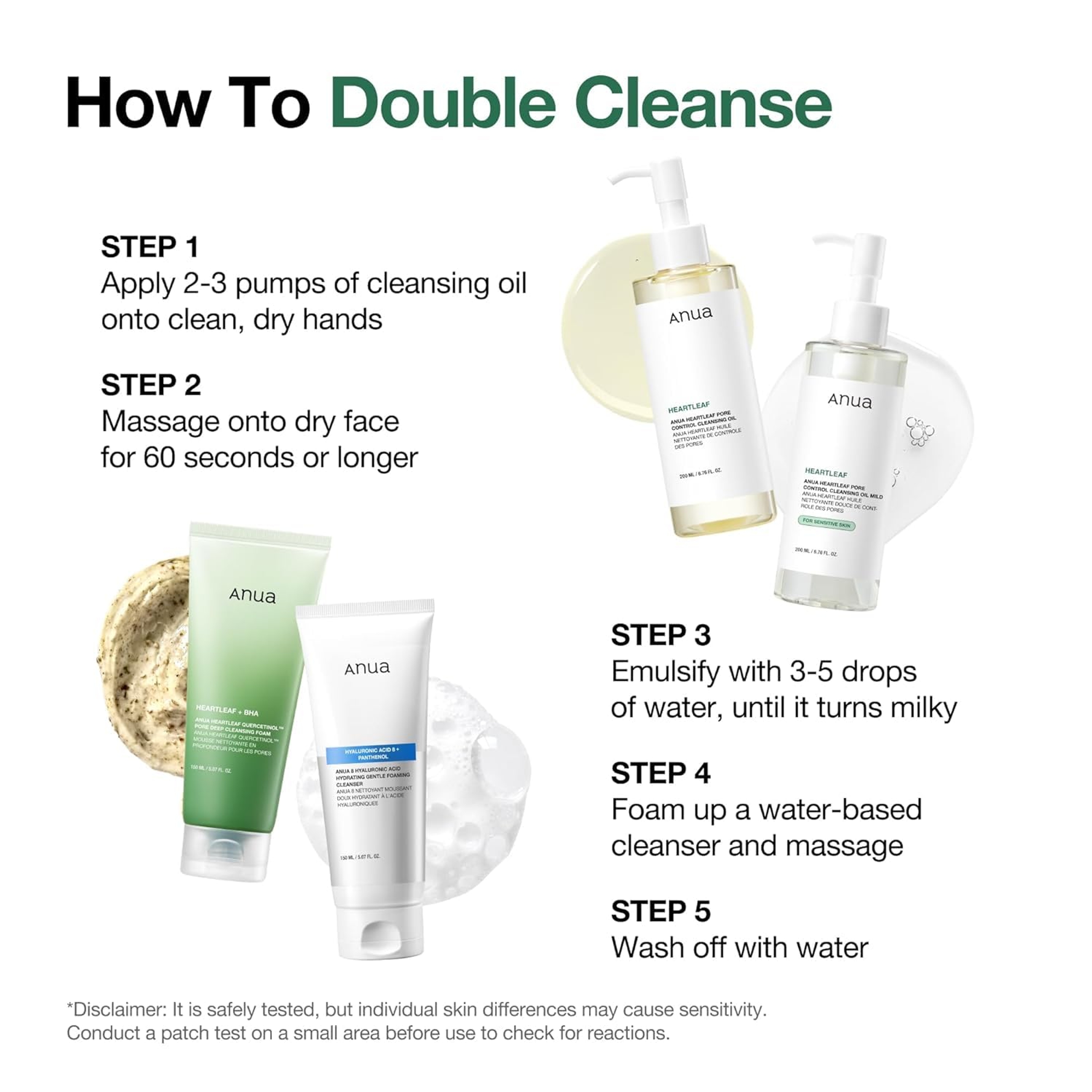 Anua Heartleaf Pore Control Cleansing Oil 6.76 fl.oz - Gentle Melting Oil Cleanser for All Skin Type 6