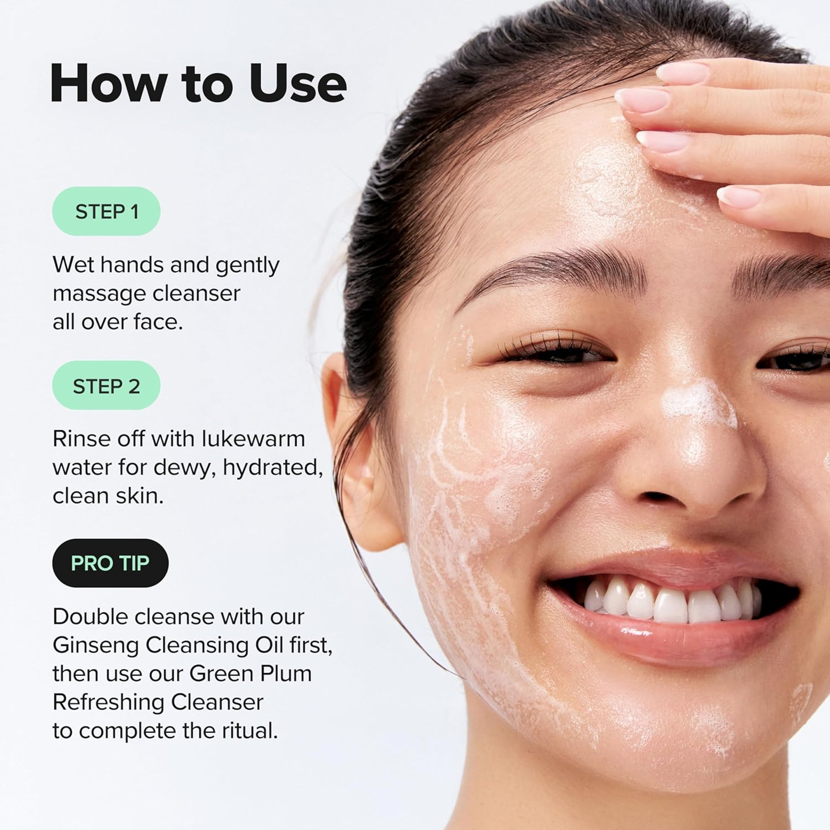 Beauty Of Joseon Green Plum Refreshing Cleanser 3.38 fl.oz - Gel Type Deep Pore Cleansing Face Wash for All Skin Types 6