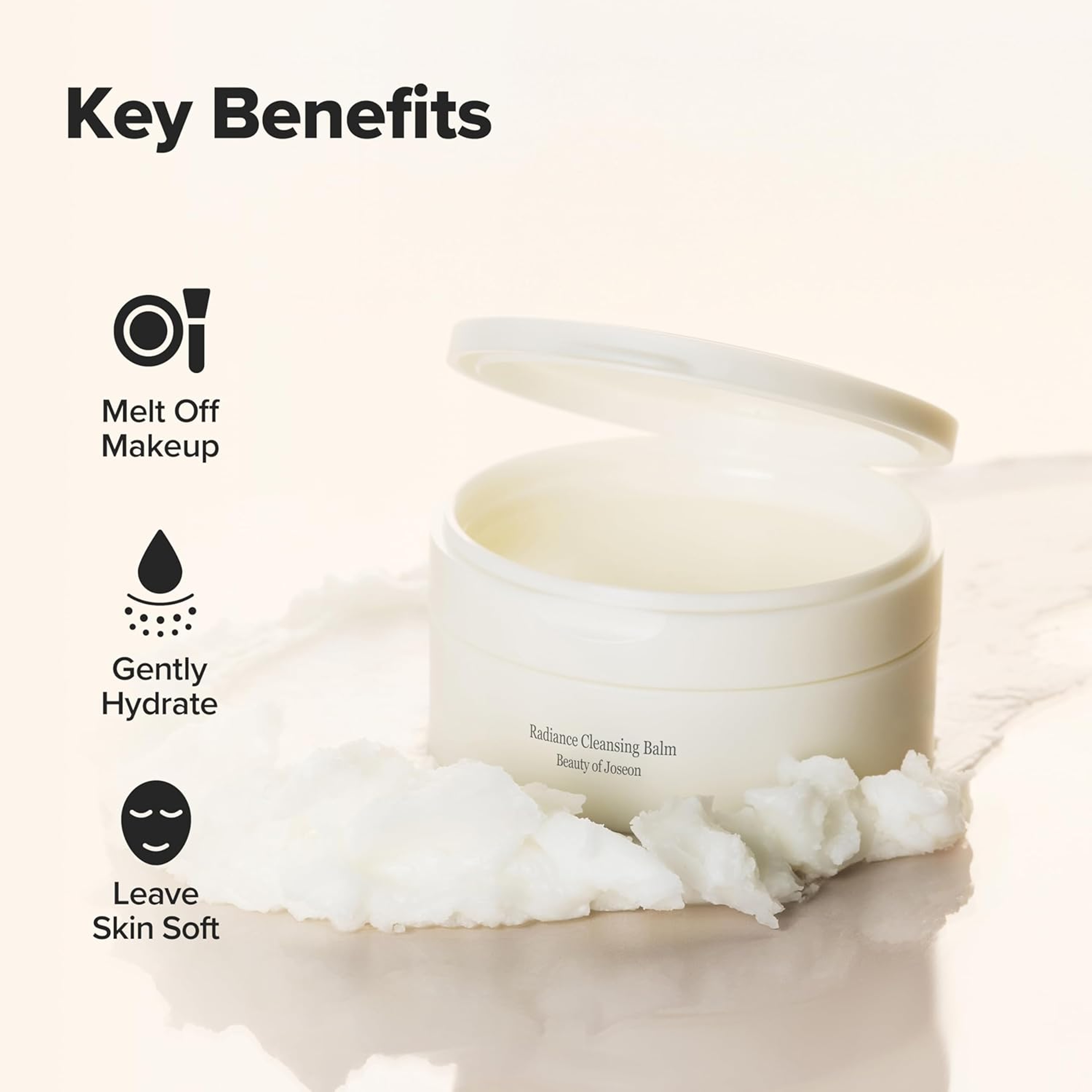 Beauty Of Joseon Radiance Cleansing Balm - Makeup, Sunscreen, Pore Cleanser for Sensitive Acne Skin 3.38 fl.oz 4