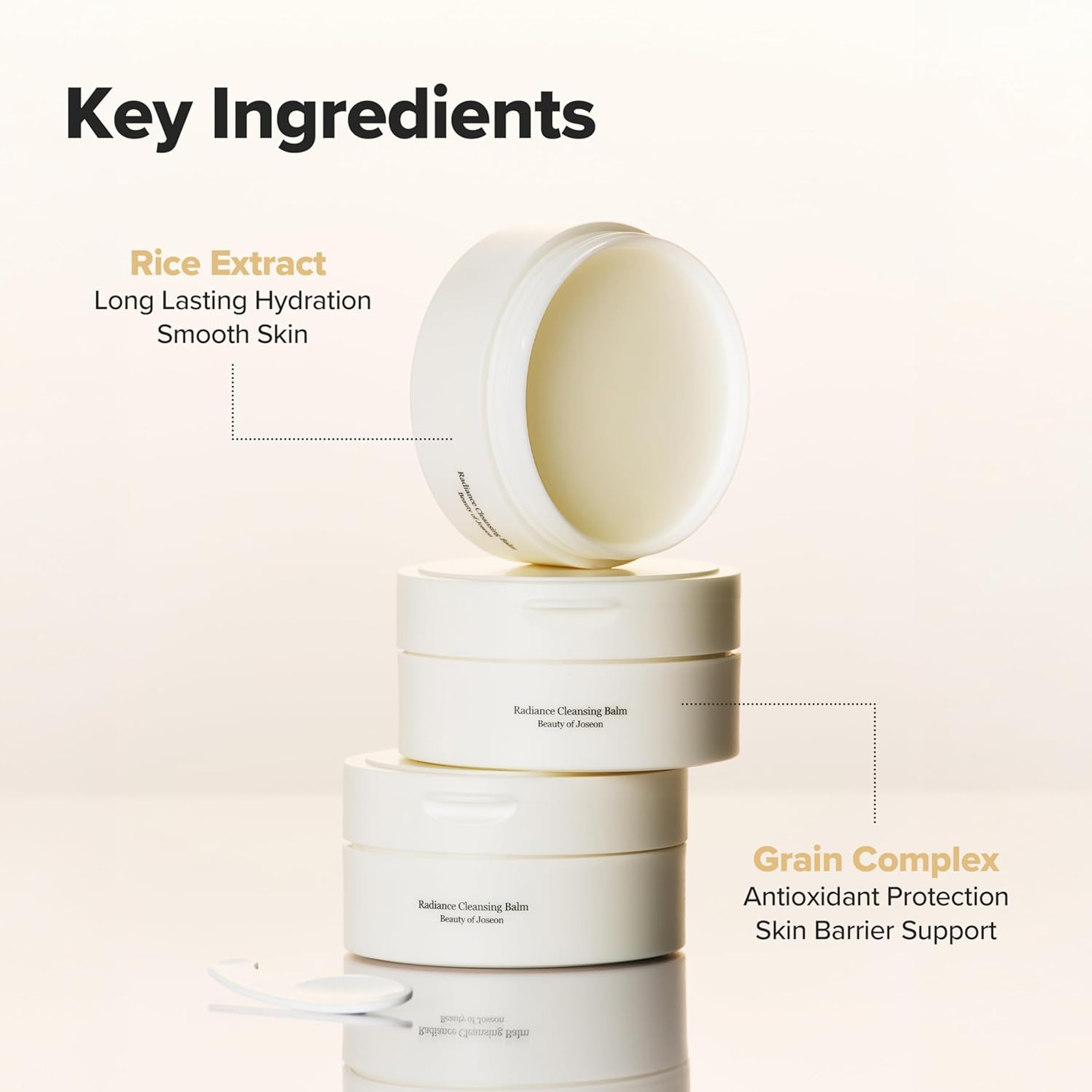 Beauty Of Joseon Radiance Cleansing Balm - Makeup, Sunscreen, Pore Cleanser for Sensitive Acne Skin 3.38 fl.oz 5