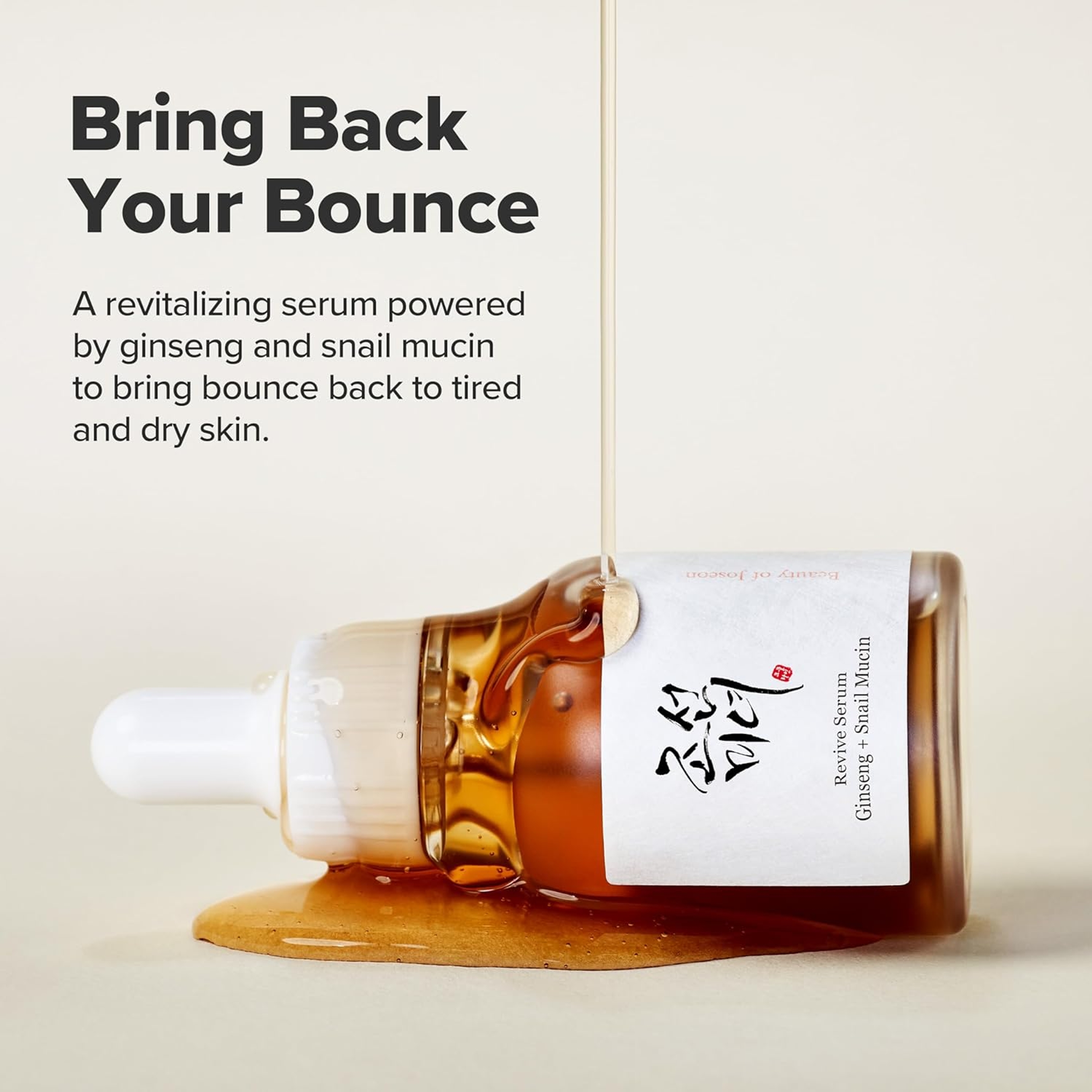 Beauty Of Joseon Revive Snail Mucin Ginseng Serum - Hydrating Peptide Facial Moisturizer for Sensitive Skin 1.01 fl.oz 12