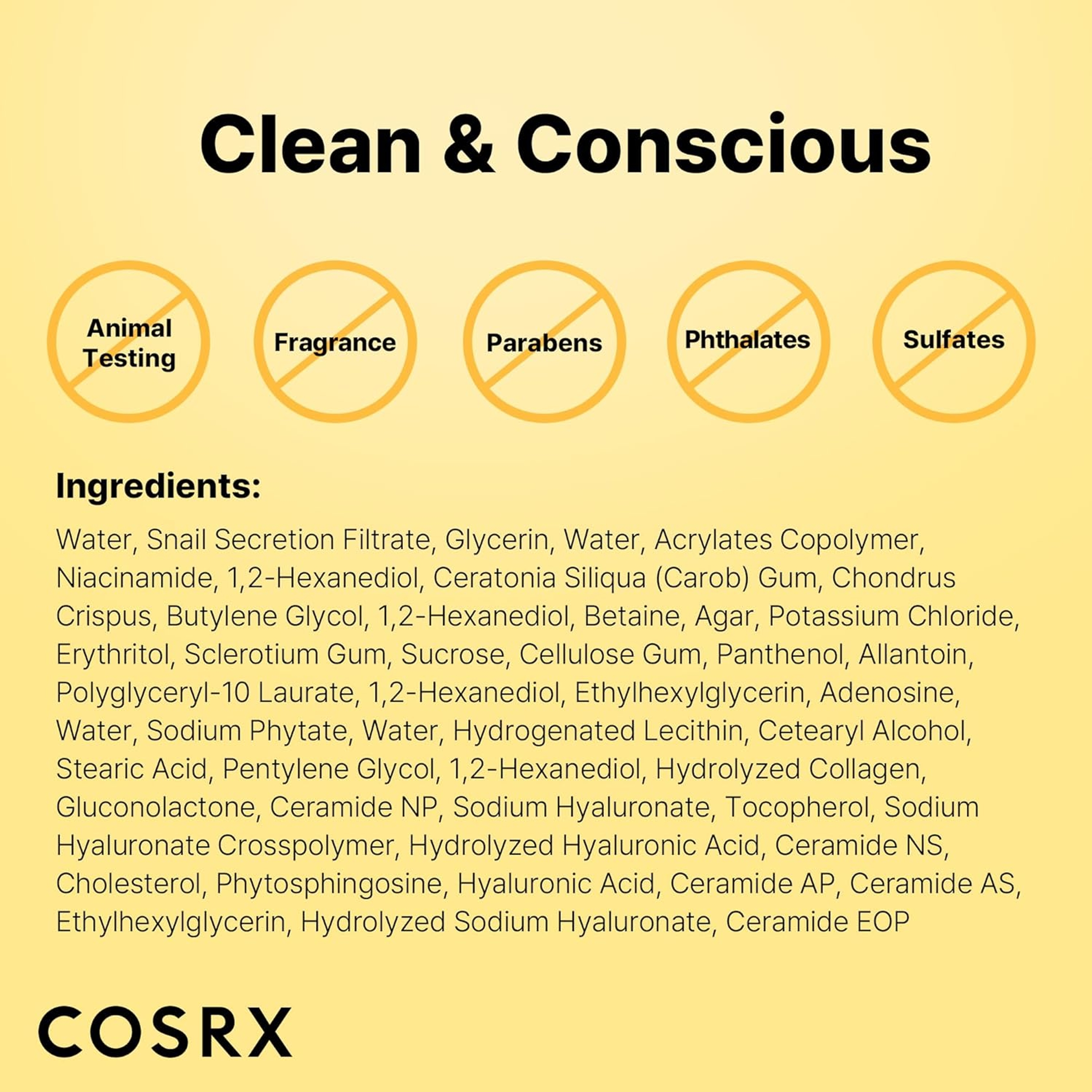 Cosrx Advanced Snail Mucin Glass Glow Hydrogel Mask 1.19 oz (Pack of 3) - Overnight Collagen Face Mask 7