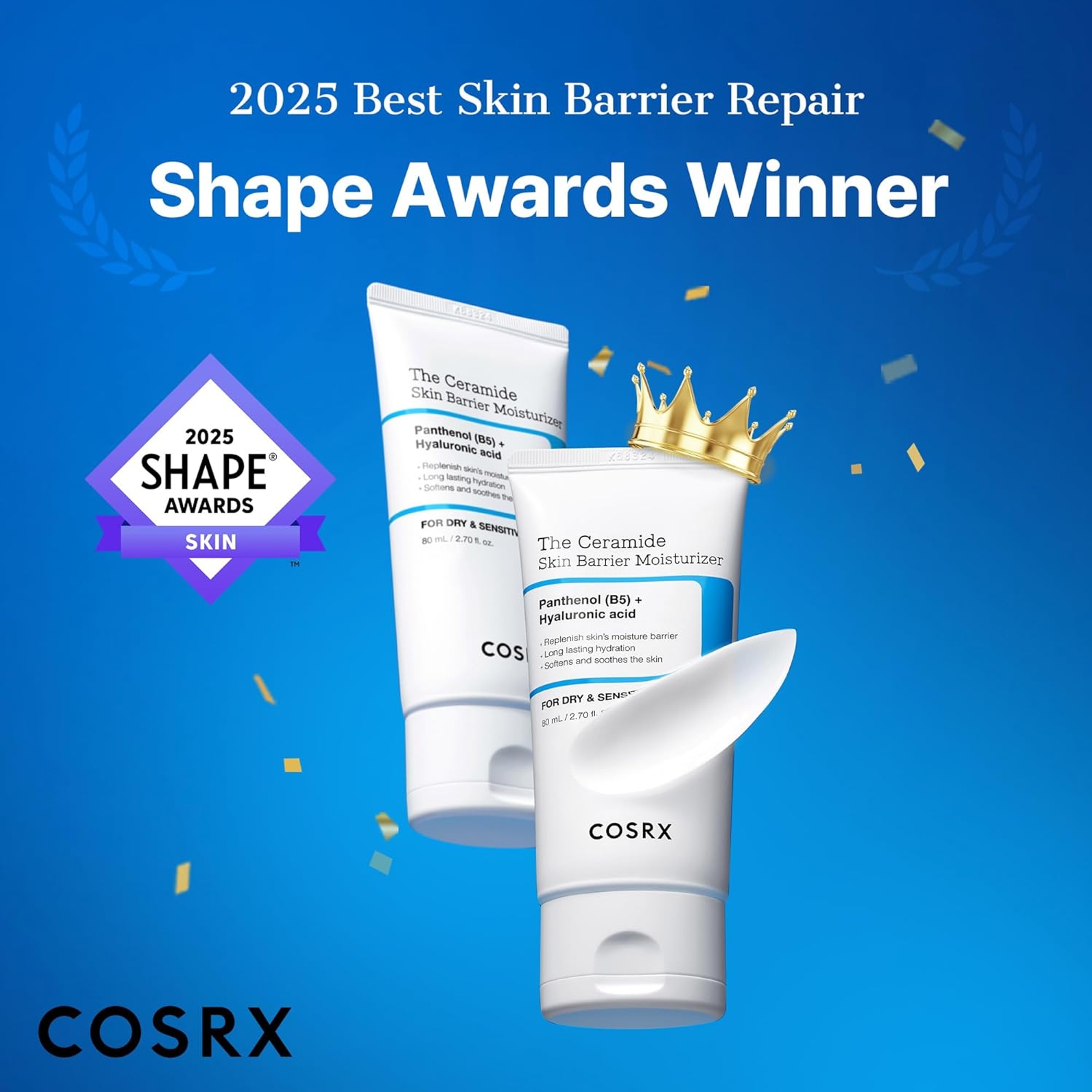 Cosrx The Ceramide Skin Barrier Moisturizer 2.70 fl.oz - Barrier Repair Face Cream for Dry & Sensitive Skin 2
