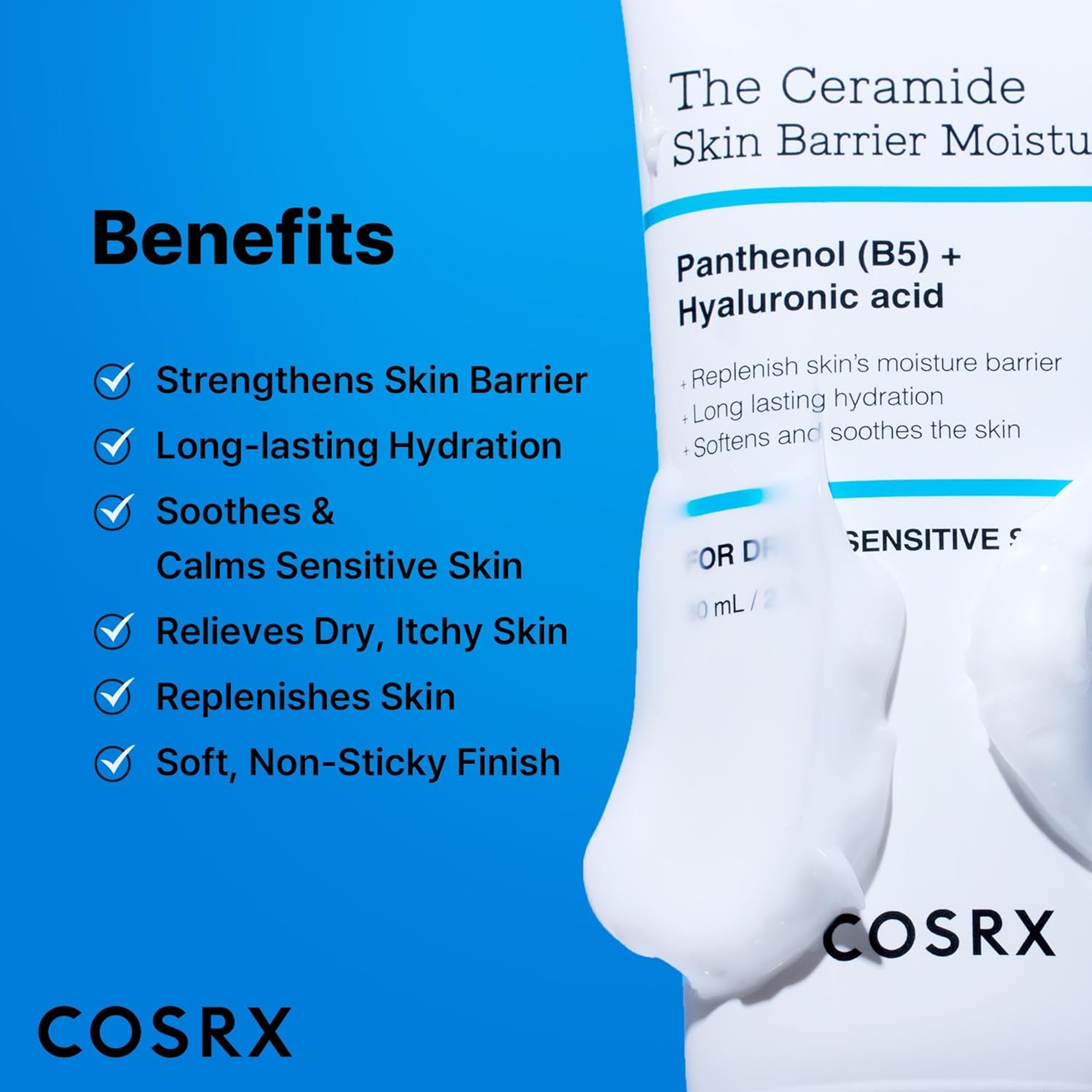 Cosrx The Ceramide Skin Barrier Moisturizer 2.70 fl.oz - Barrier Repair Face Cream for Dry & Sensitive Skin 5