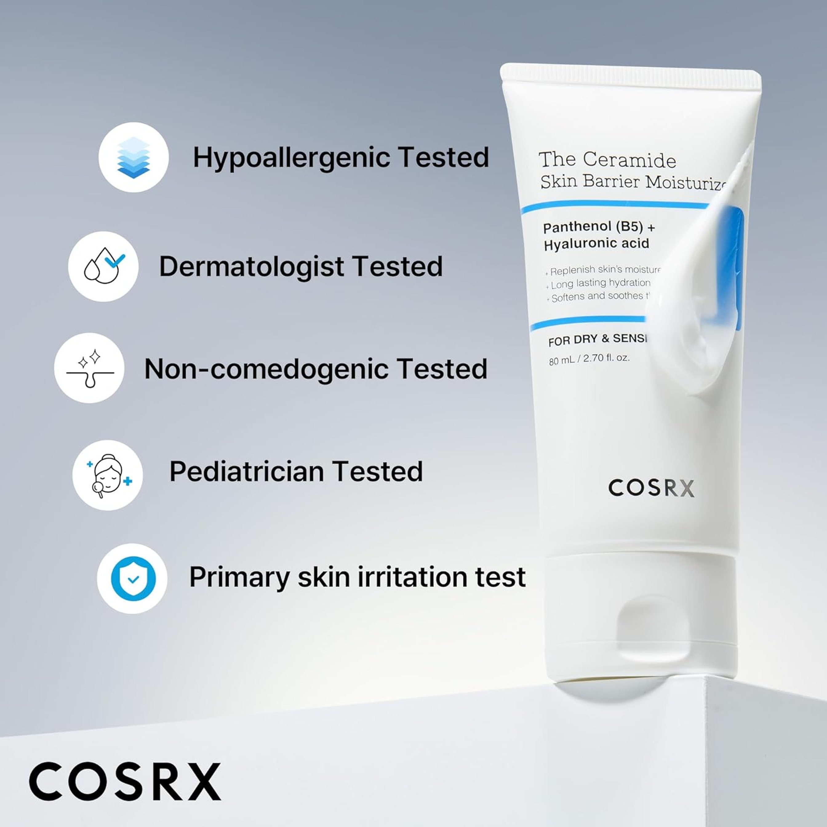 Cosrx The Ceramide Skin Barrier Moisturizer 2.70 fl.oz - Barrier Repair Face Cream for Dry & Sensitive Skin 7