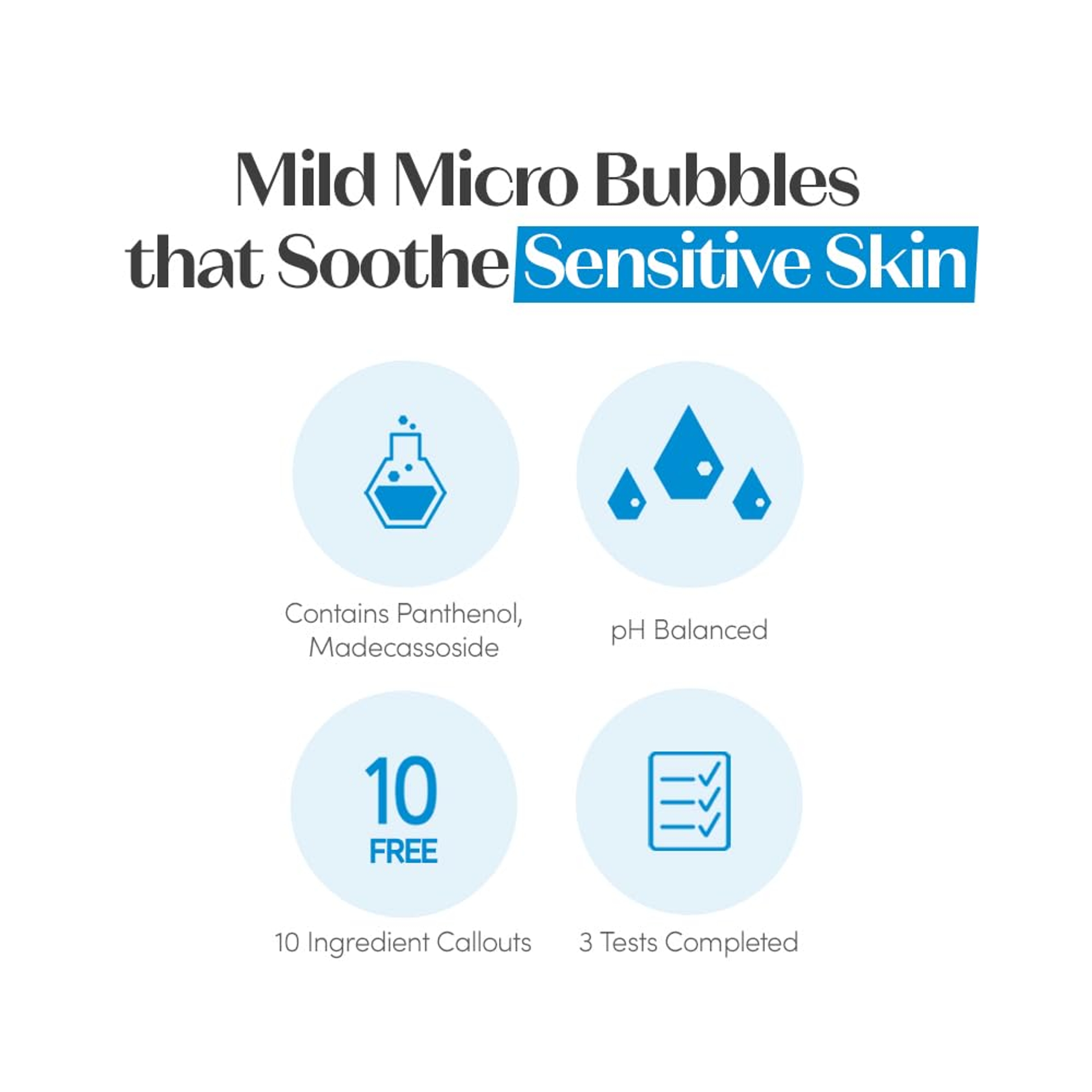 Etude SoonJung pH 6.5 Whip Cleanser - Mild Micro Foaming Face Wash for Sensitive Skin 5.07 fl.oz 14