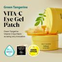 Goodal Green Tangerine Vitamin C Eye Gel Patch 60 Count - Hydrating Gel Under Eye Masks for Tired Puffy Eyes 2