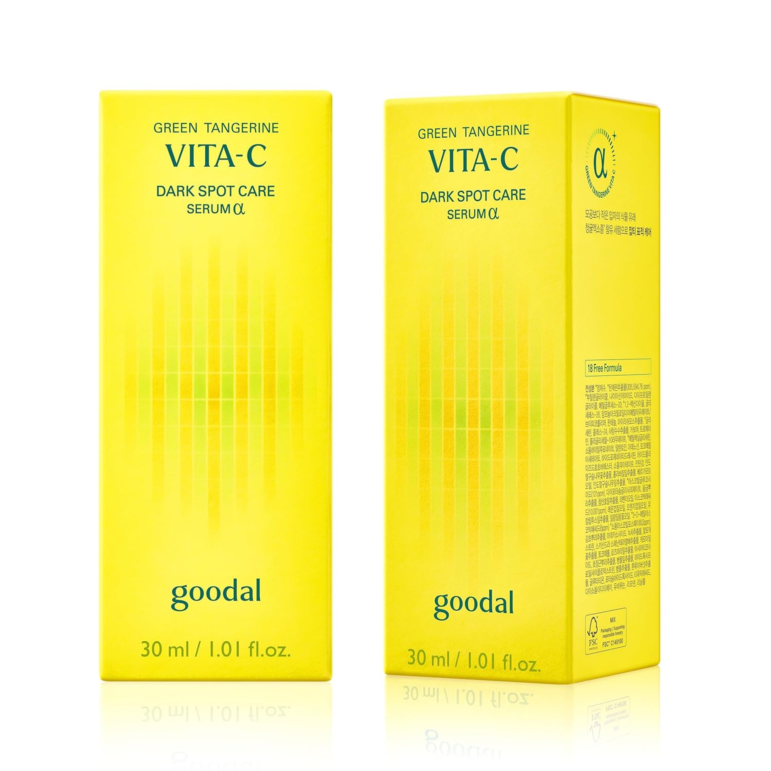 Goodal Green Tangerine Vita-C Dark Spot Care Serum Alpha 1.01 fl.oz - Facial Serum with 5% Niacinamide for Dull Skin 8