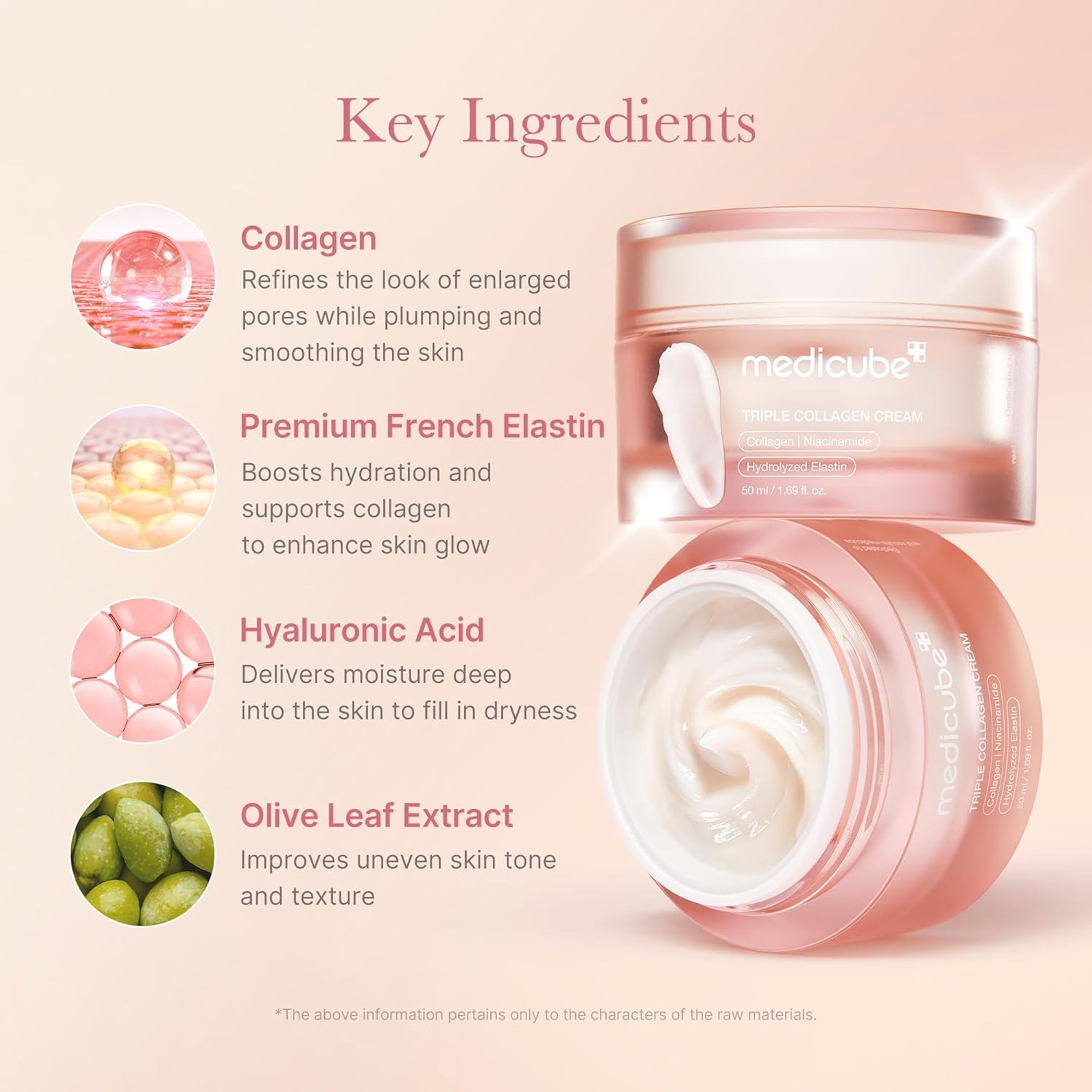 Medicube Triple Collagen Cream 1.69 fl.oz - Hydrating & Firming Moisturizer for Wrinkle Care 4