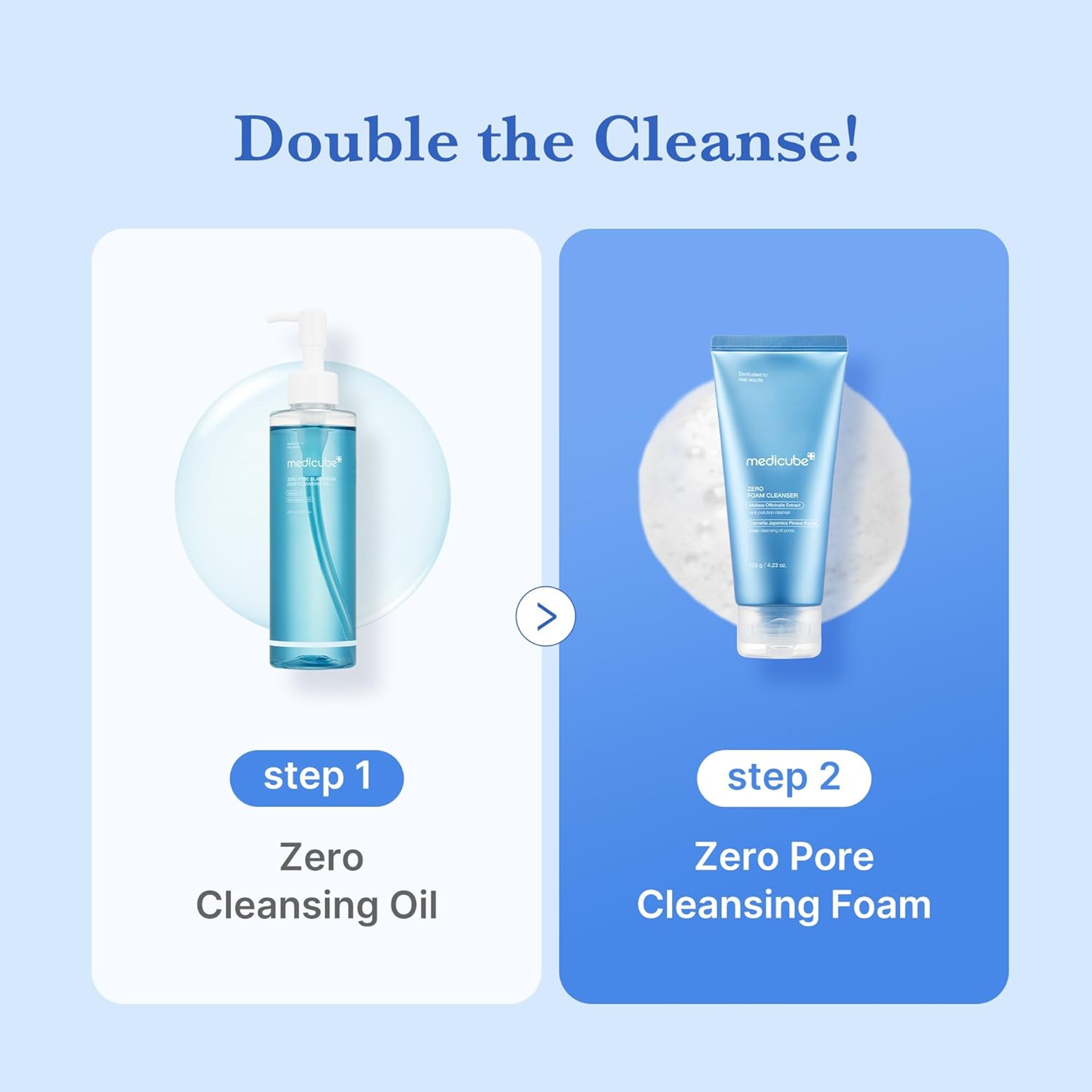 Medicube Facial Zero Foam Cleanser 4.23 fl.oz - Daily Gentle Cleansing Foam for Sensitive Skin 5