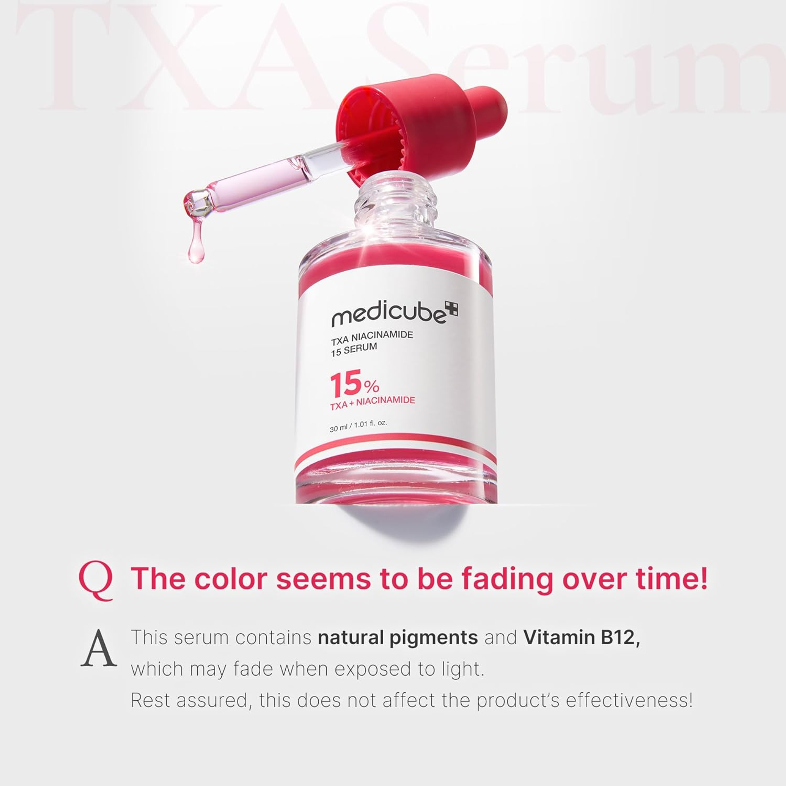 Medicube TXA + Niacinamide 15% Serum 1.01 fl.oz - Glow Facial Serum for After Spot Care 6
