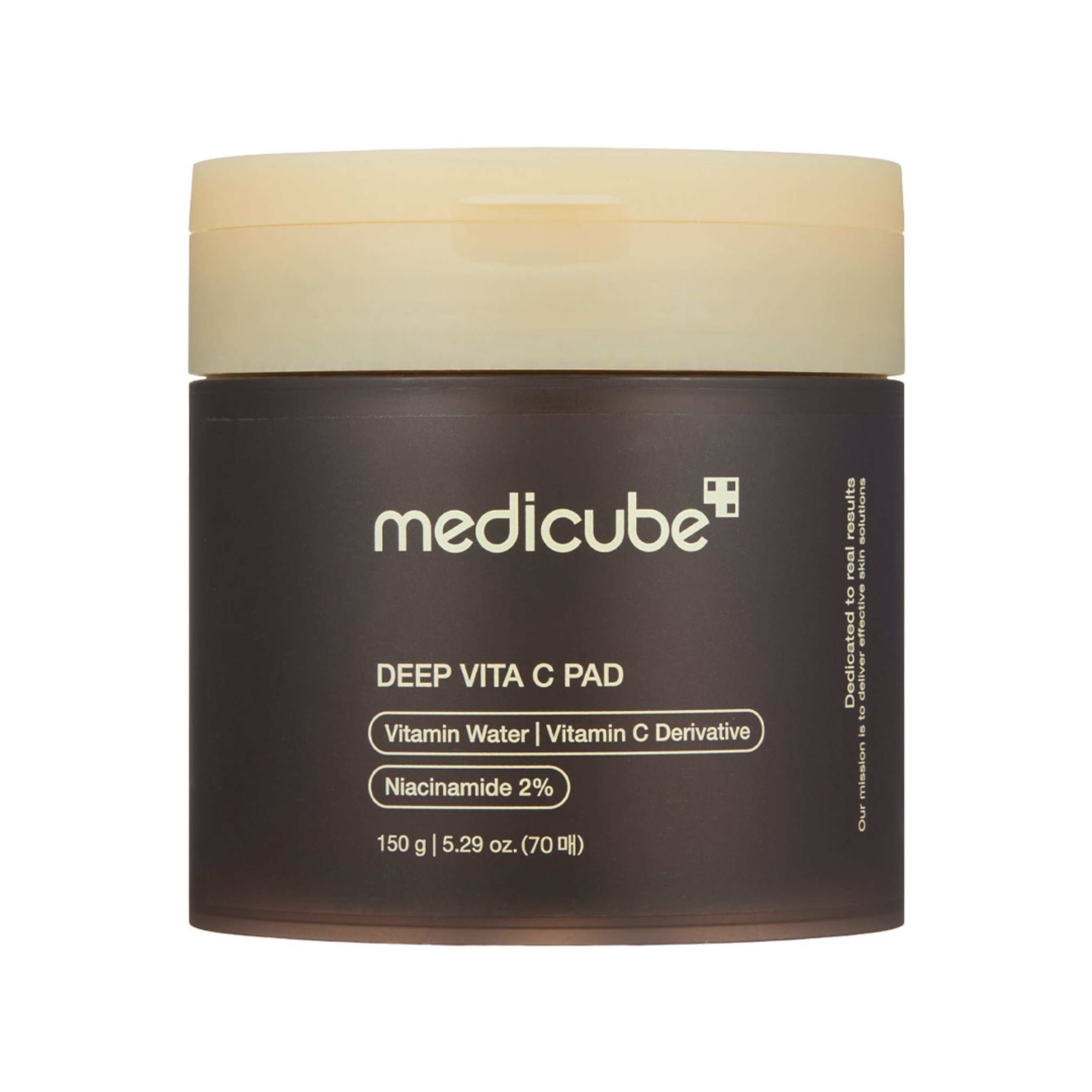Medicube Deep Vita C Pad 5.29 fl.oz (70 Pads) - Deeply Hydrating & Resurfacing Toner Pad for Uneven Skin 1