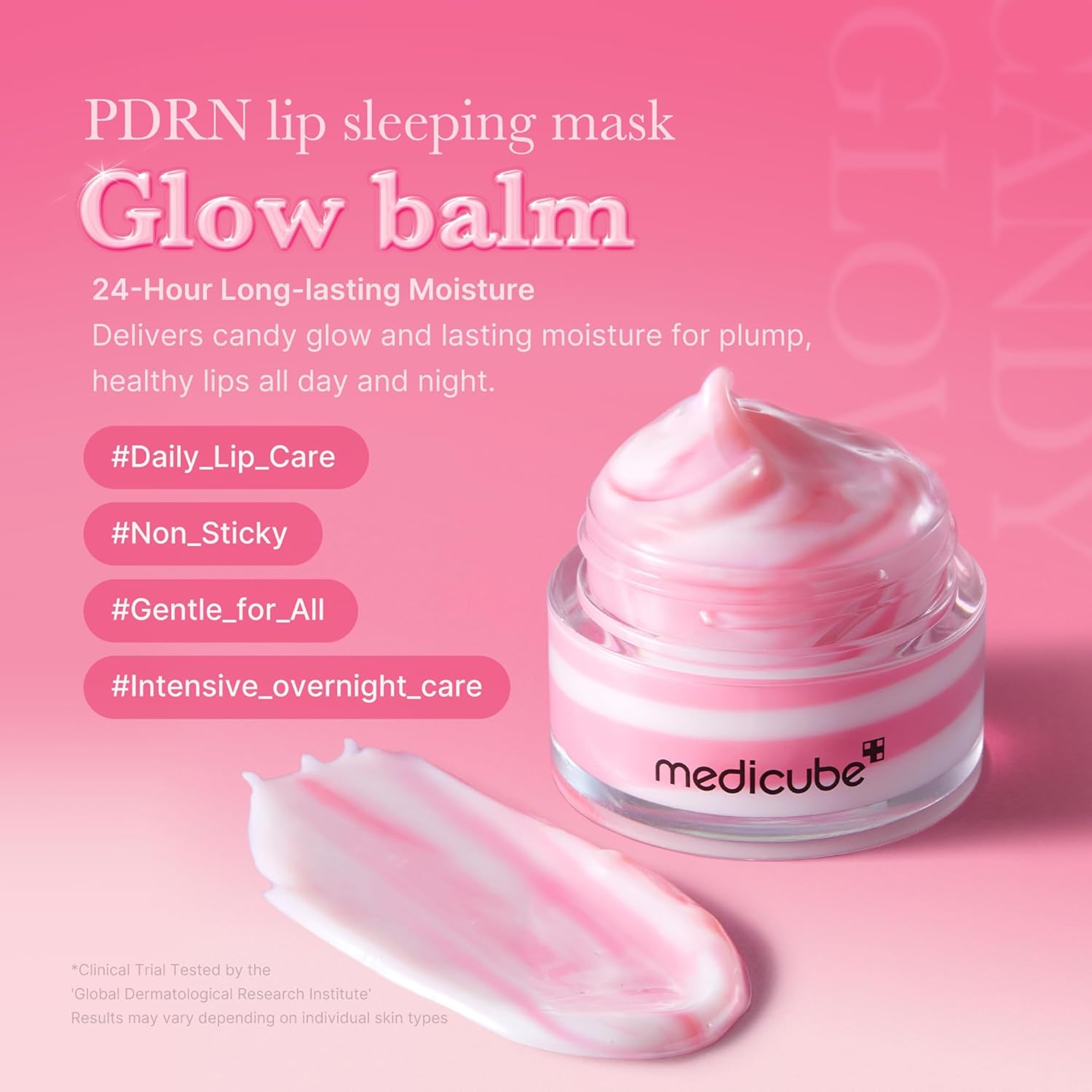 Medicube PDRN Lip Sleeping Mask 0.35 fl.oz - Glow Balm for Softer Lips, Long-lasting Moisture 2