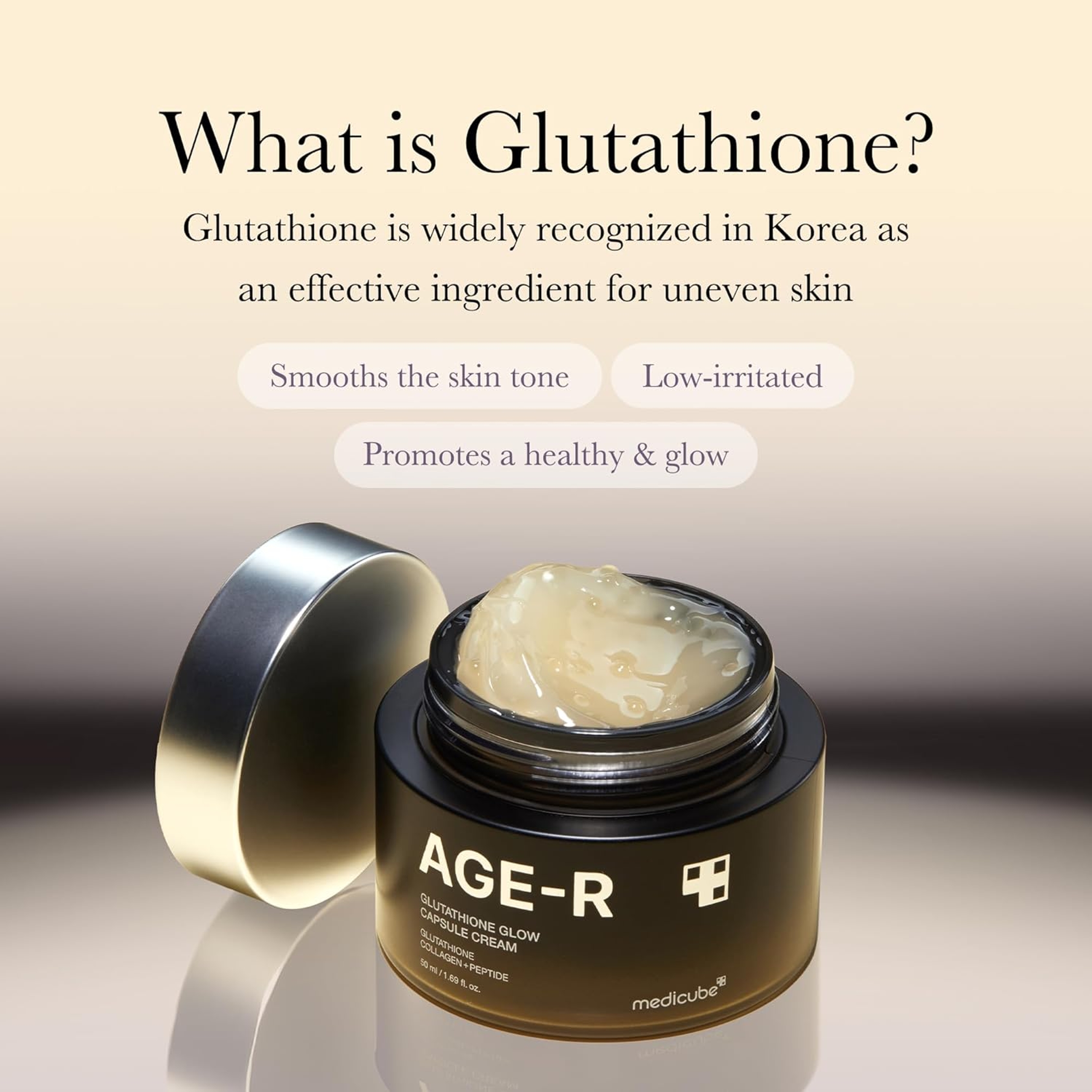 Medicube Age-R Glutathione Glow Capsule Cream 1.69 fl.oz - Instant Lifting Moisturizer & Improve Blemishes 4