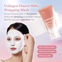 Medicube Collagen Milk Toning Wrapping Mask 2.53 fl.oz - Peel Off Mask with Glutathione, Niacinamide for Plumped Skin 3