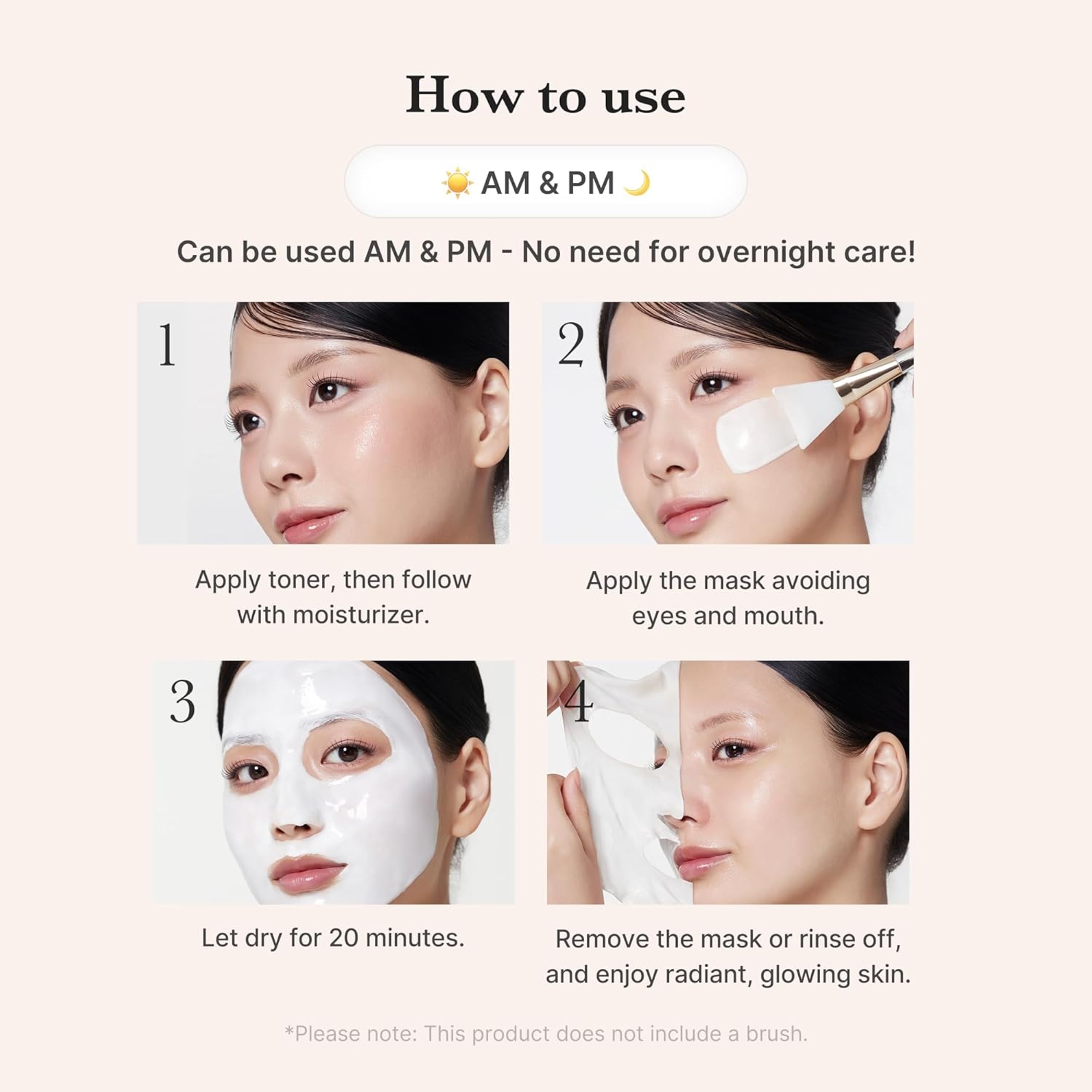 Medicube Collagen Milk Toning Wrapping Mask 2.53 fl.oz - Peel Off Mask with Glutathione, Niacinamide for Plumped Skin 6