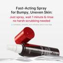 Medicube Red Body Peeling Shot Cleanser 3.88 oz - AHA-BHA Exfoliating Body Spray for Strawberry Skin 3