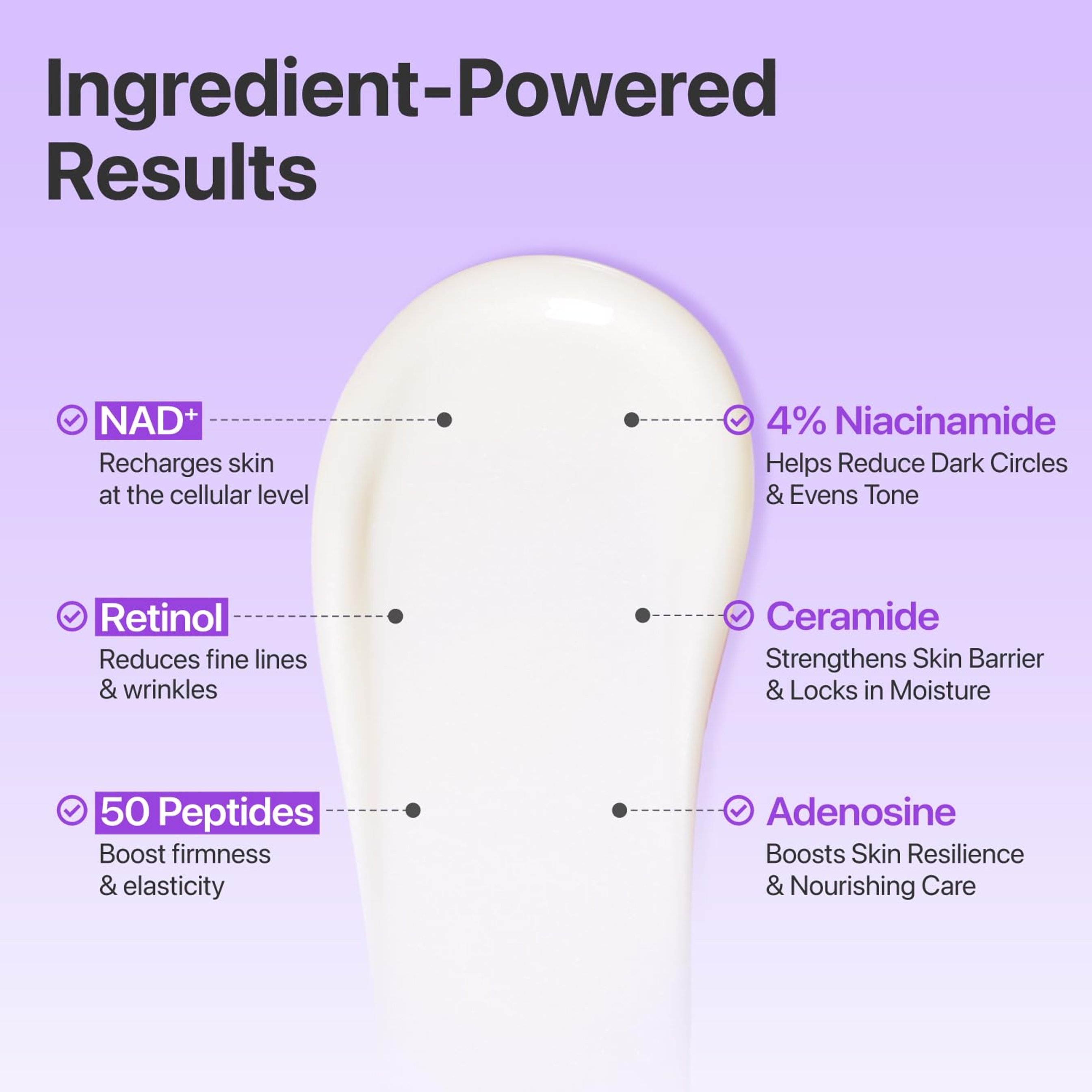 Numbuzin No.9 NAD+ Retinol Eye Cream - Depuffing & Firming Eye Serum for Dark Circles & Wrinkles 0.33 fl.oz 5