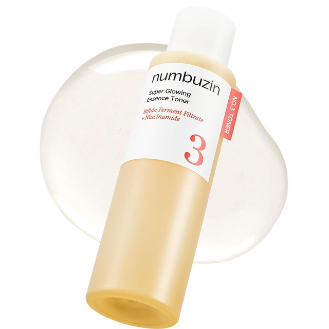 Numbuzin No.3 Super Glowing Essence Toner - Fermented Toner for Skin Glow & Texture 6.76 fl.oz