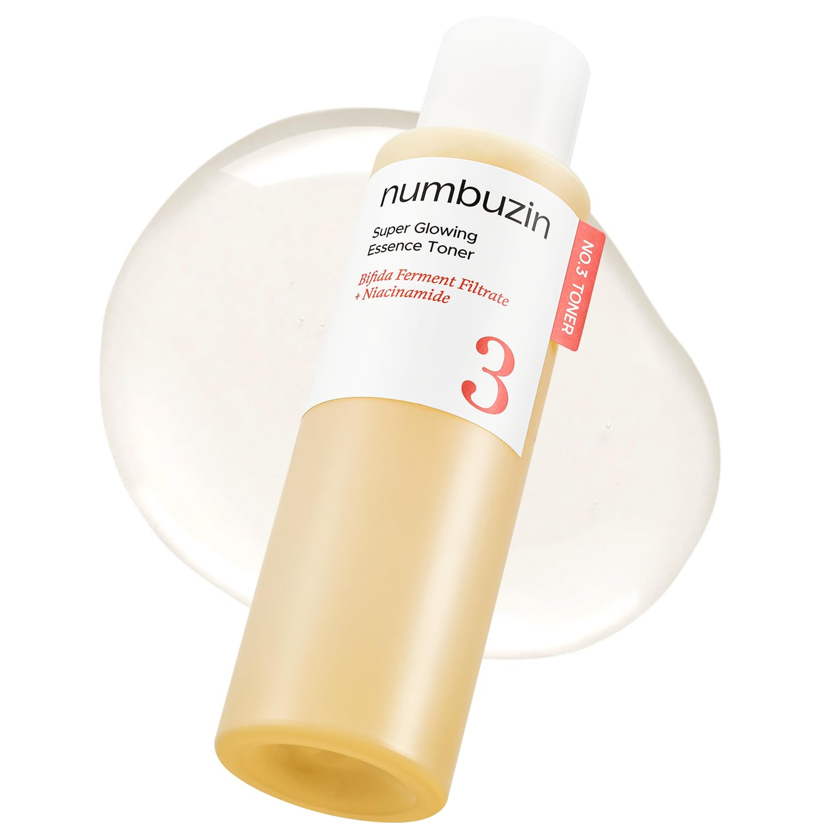 Numbuzin No.3 Super Glowing Essence Toner - Fermented Toner for Skin Glow & Texture 6.76 fl.oz 10