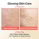 Numbuzin No.3 Super Glowing Essence Toner - Fermented Toner for Skin Glow & Texture 6.76 fl.oz 17