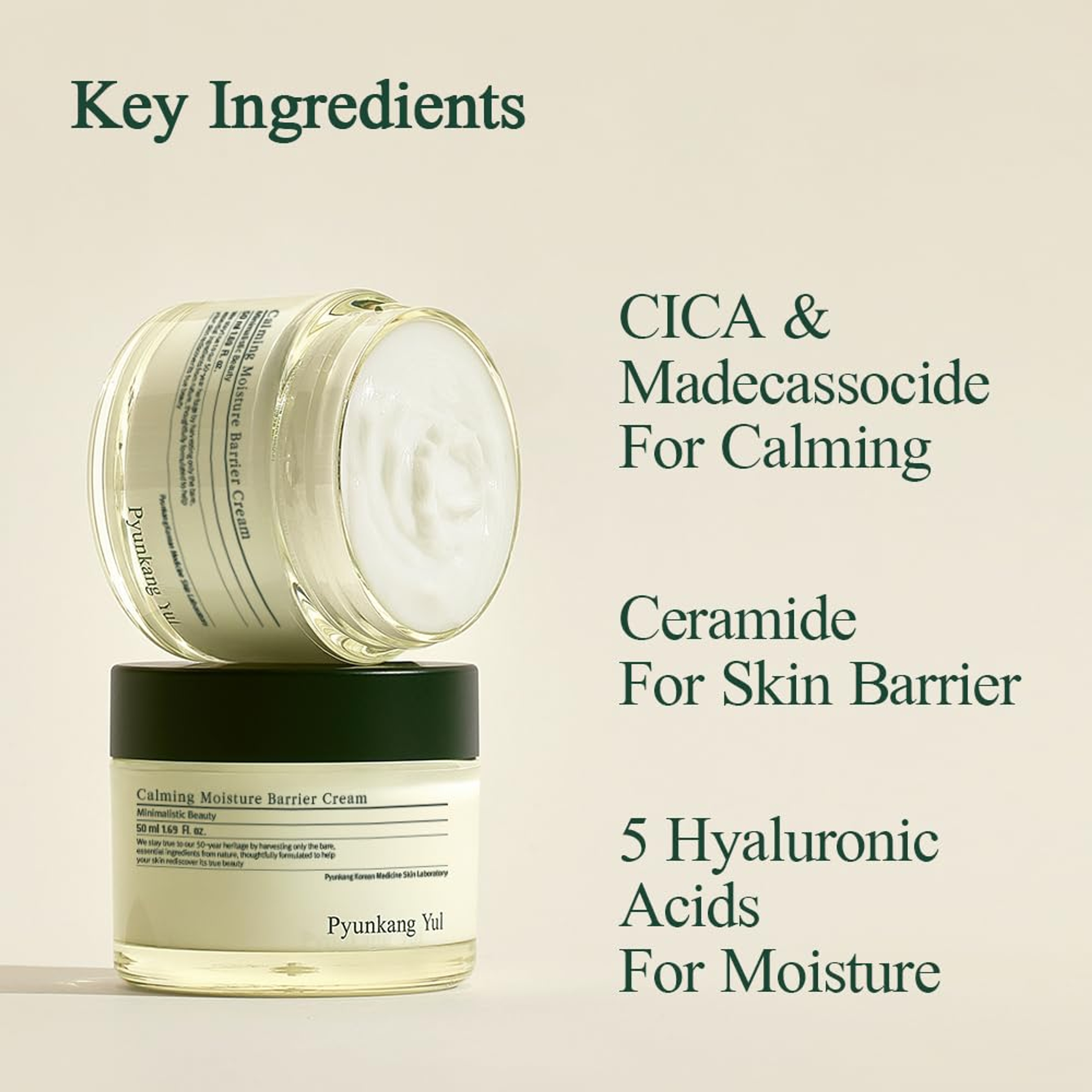 Pyunkang Yul Calming Moisture Barrier Cream 1.69 fl.oz - Instantly Soothes Sensitive Skin 4