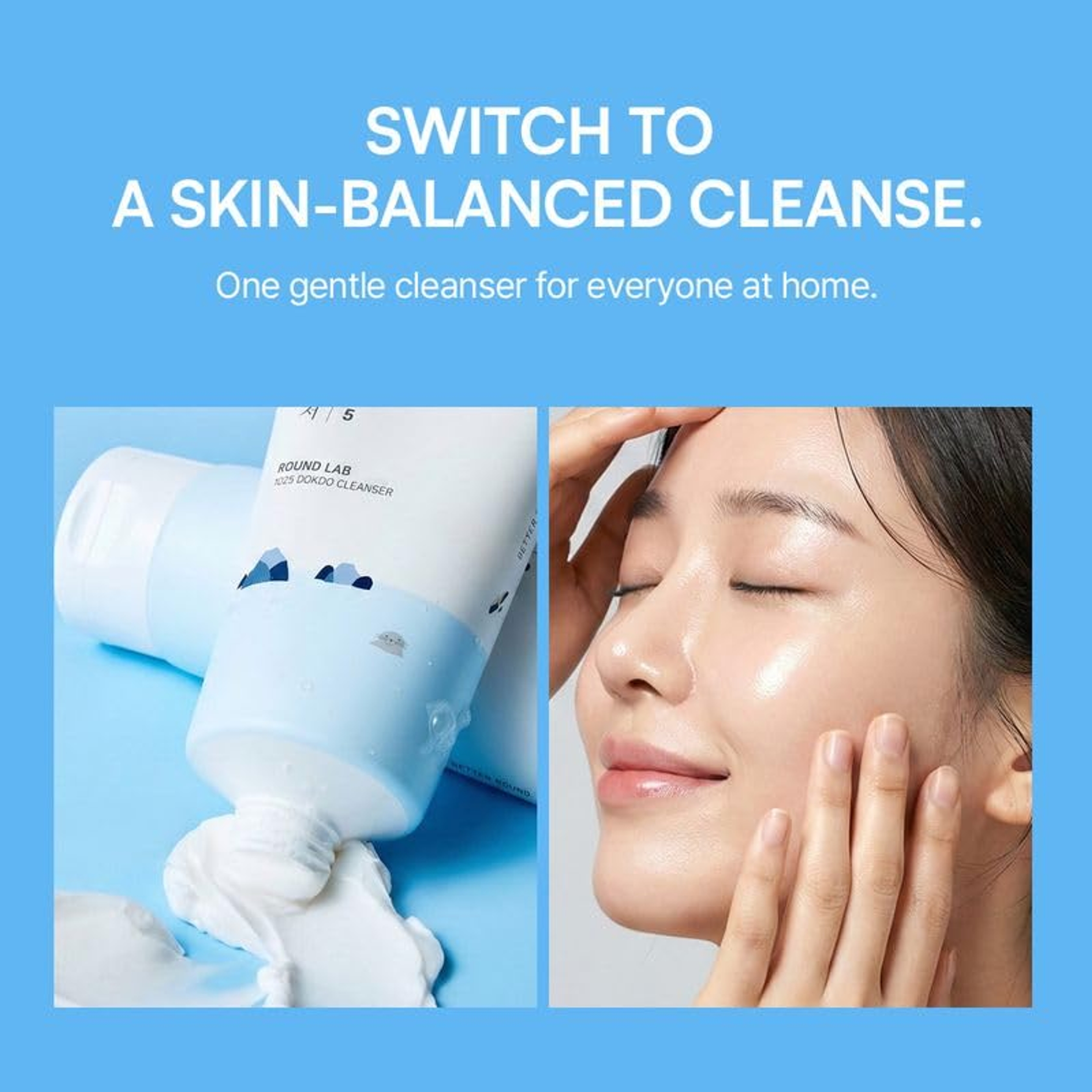 Round Lab 1025 Dokdo Cleanser 5.07 fl.oz - Rich Soft Bubbles Low pH Facial Cleanser for Sensitive Skin 3