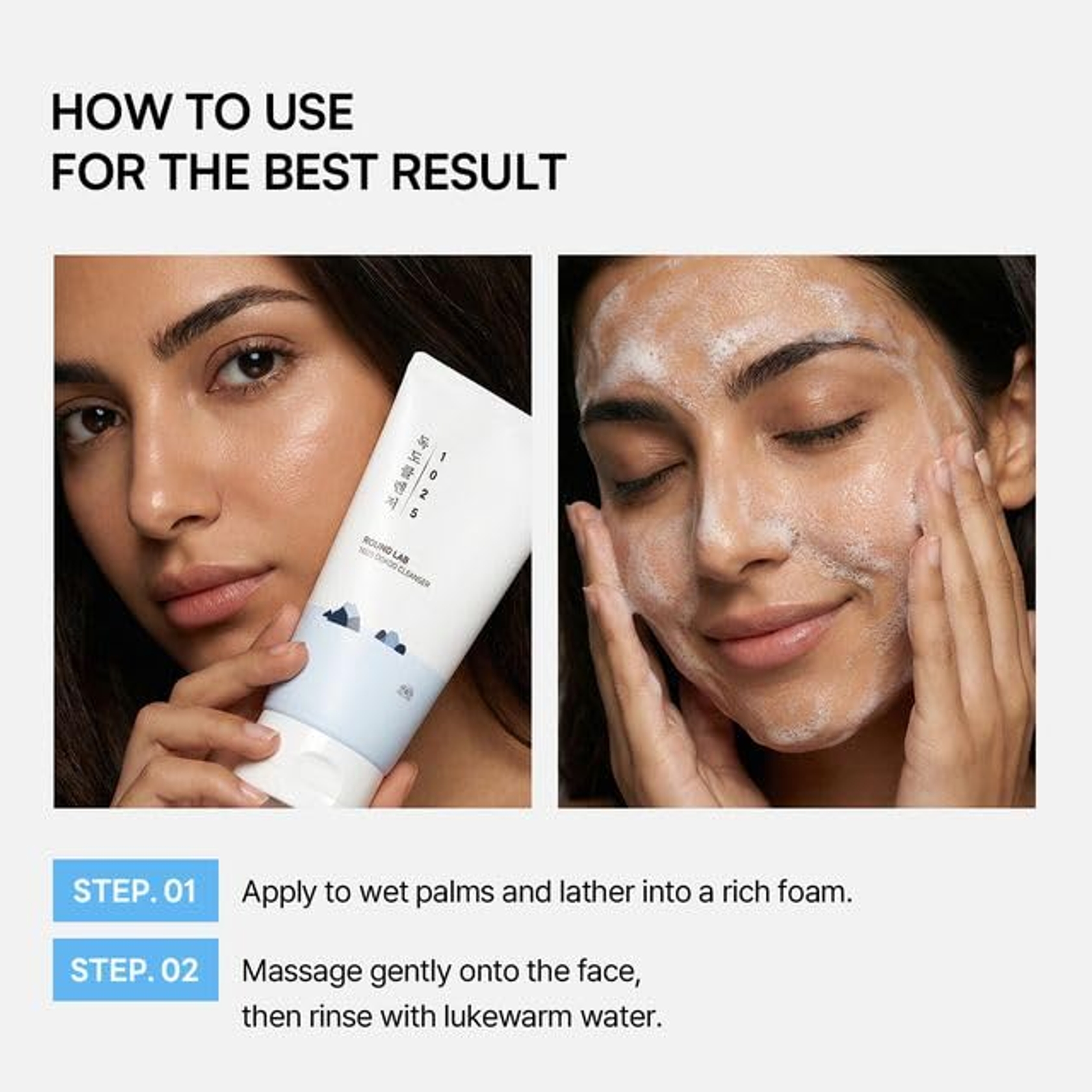 Round Lab 1025 Dokdo Cleanser 5.07 fl.oz - Rich Soft Bubbles Low pH Facial Cleanser for Sensitive Skin 8