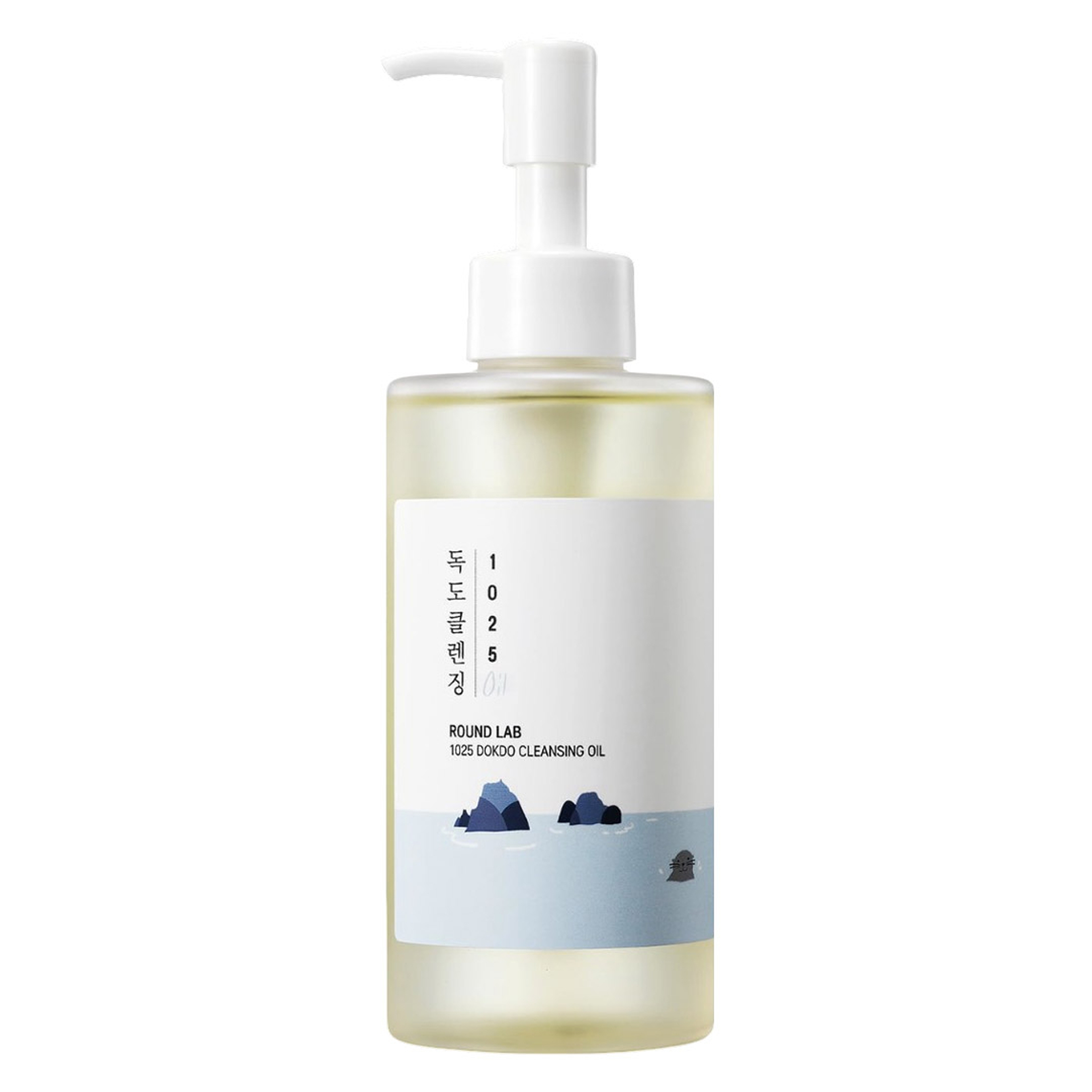 Round Lab 1025 Dokdo Cleansing Oil 6.76 fl.oz - Lightweight Oil Cleanser & Makeup Remover for Sensitive Skin 1