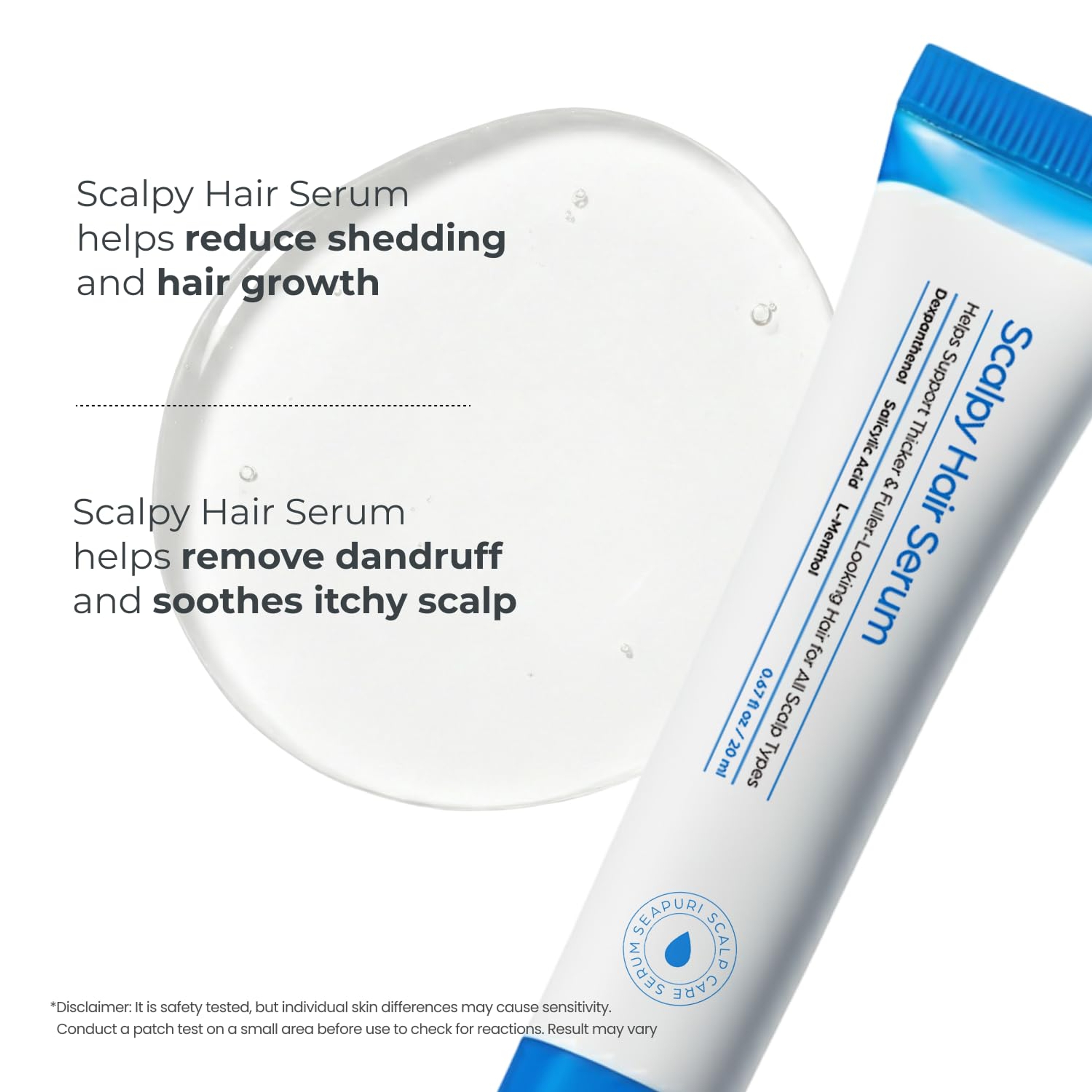 Seapuri Scalpy Hair Serum 0.67 fl.oz - Helps Support Thicker & Fuller-Looking Hair for All Scalp Types 5