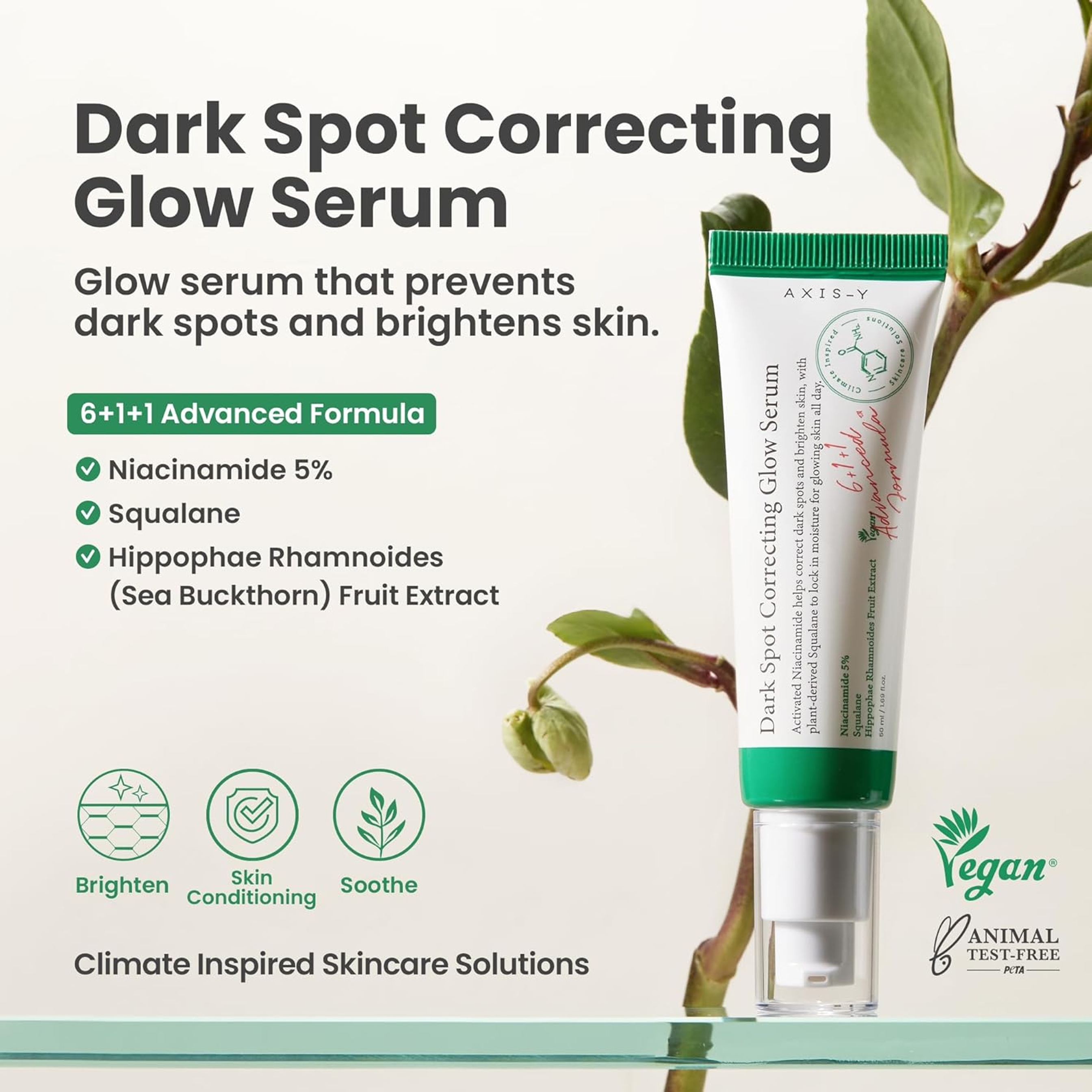 AXIS-Y Dark Spot Correcting Glow Serum 1.69 fl.oz - 5% Niacinamide Serum for All Skin Types 9