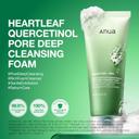 Anua Heartleaf Quercetinol Pore Deep Cleansing Foam 5.07 fl.oz - Hydrating Daily Facial Cleanser For Double Cleansing 2