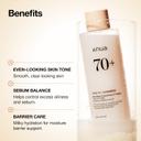 Anua Rice 70 Glow Milky Toner 8.45 fl.oz - Hydrating & Barrier Care Rice Water for All Skin Types 3