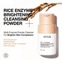 Anua Rice Enzyme Brightening Cleansing Powder 1.41 oz - Exfoliating Powder-to-Foam Cleanser 2