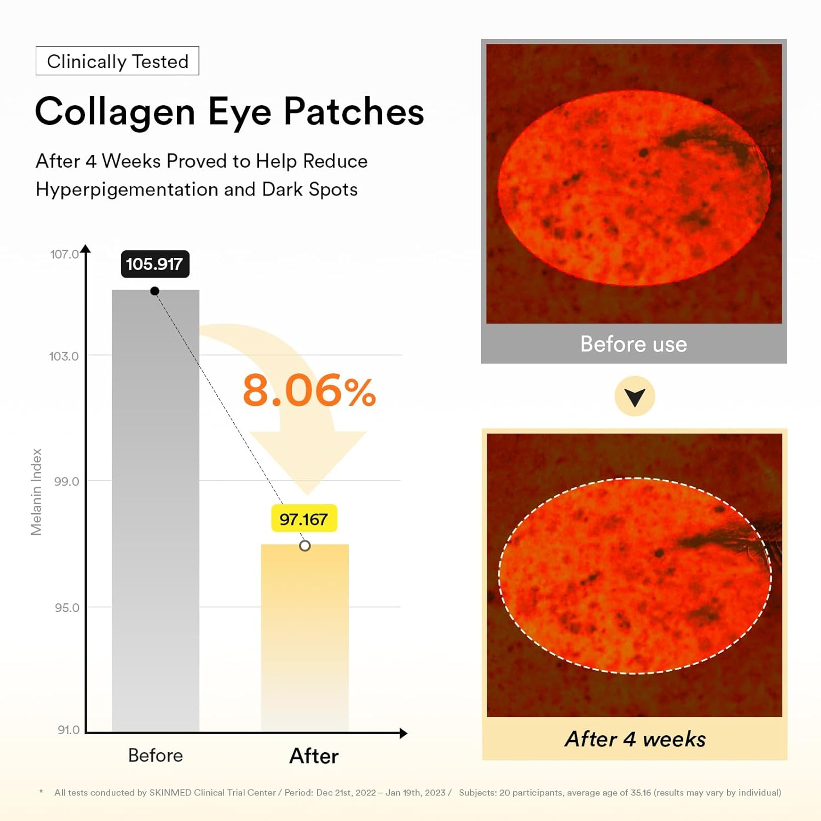 Abib Collagen Peptide Eye Patches 60 Count - for Wrinkles & Fine Line with Jericho Rose Jelly 7