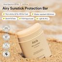 Abib Airy Sunstick Protection Bar 0.81 fl.oz - SPF50+ Broad Spectrum Sunscreen Stick for Oily & Combination Skin 2