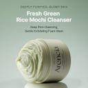 Arencia Fresh Green Rice Mochi Face Cleanser 4.23 fl.oz - Gentle Scrub All in One for Deep Cleansing 2