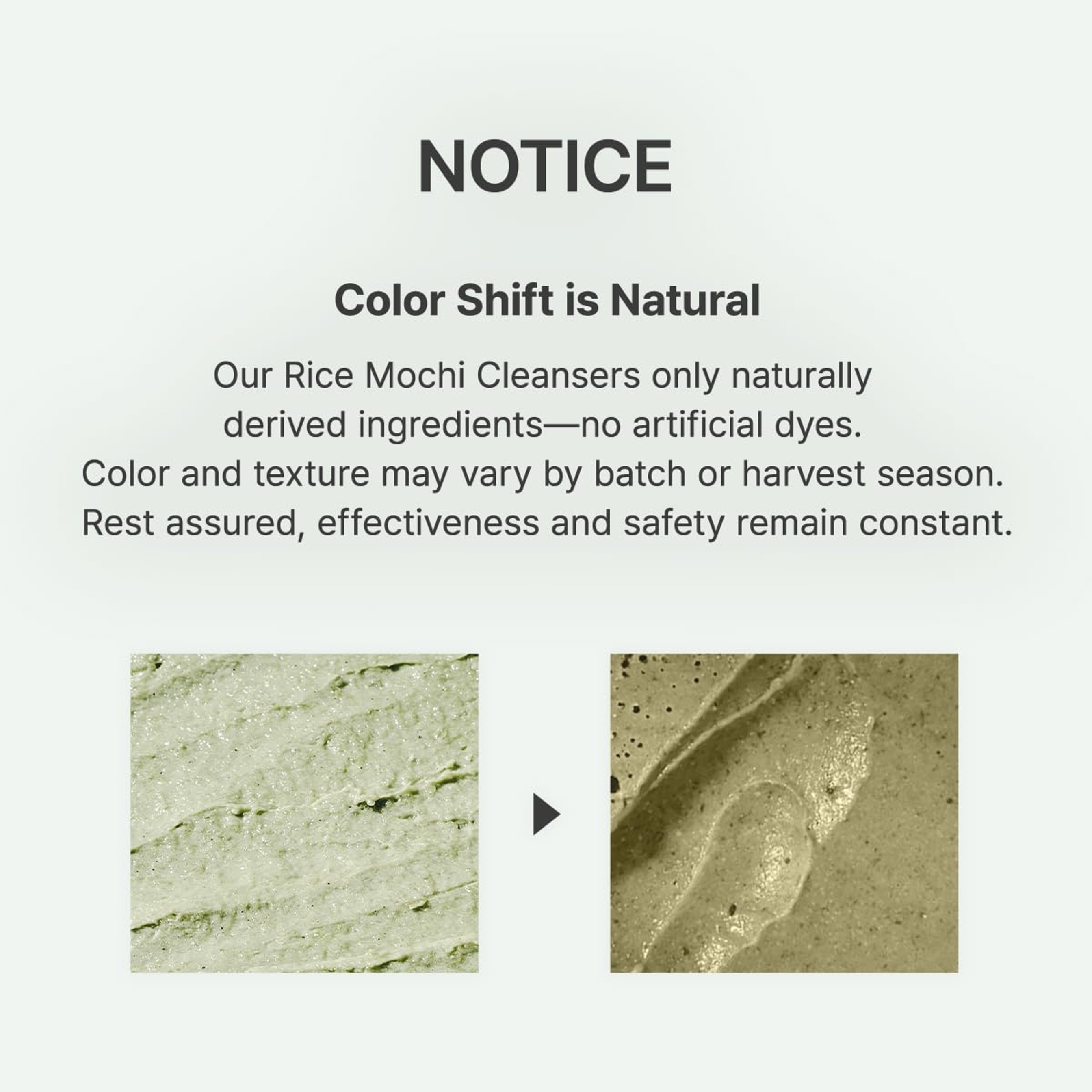 Arencia Fresh Green Rice Mochi Face Cleanser 4.23 fl.oz - Gentle Scrub All in One for Deep Cleansing 9