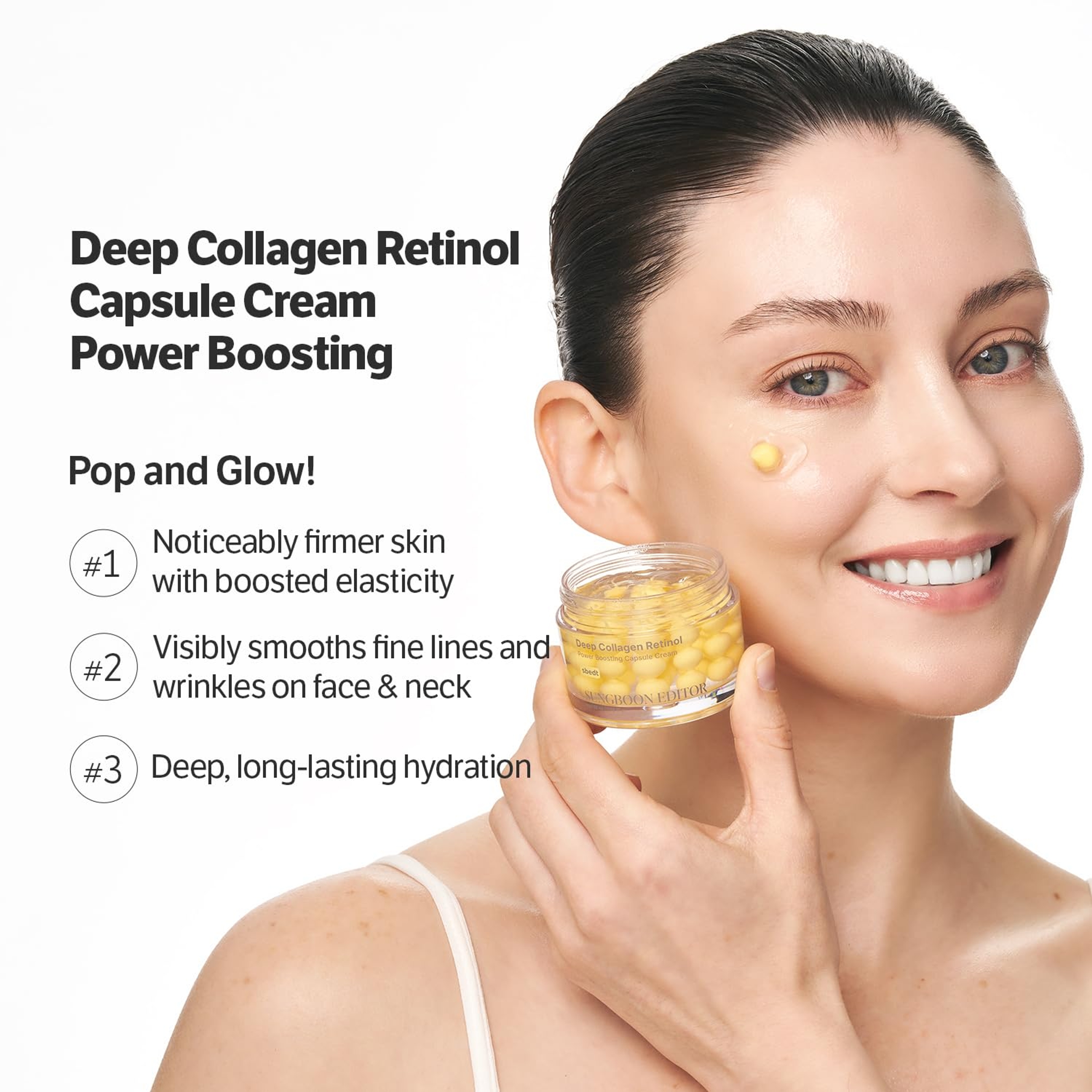 Sungboon Editor Deep Collagen Retinol Power Boosting Capsule Cream 1.69 fl.oz - for Fine Lines and Dry Skin 2