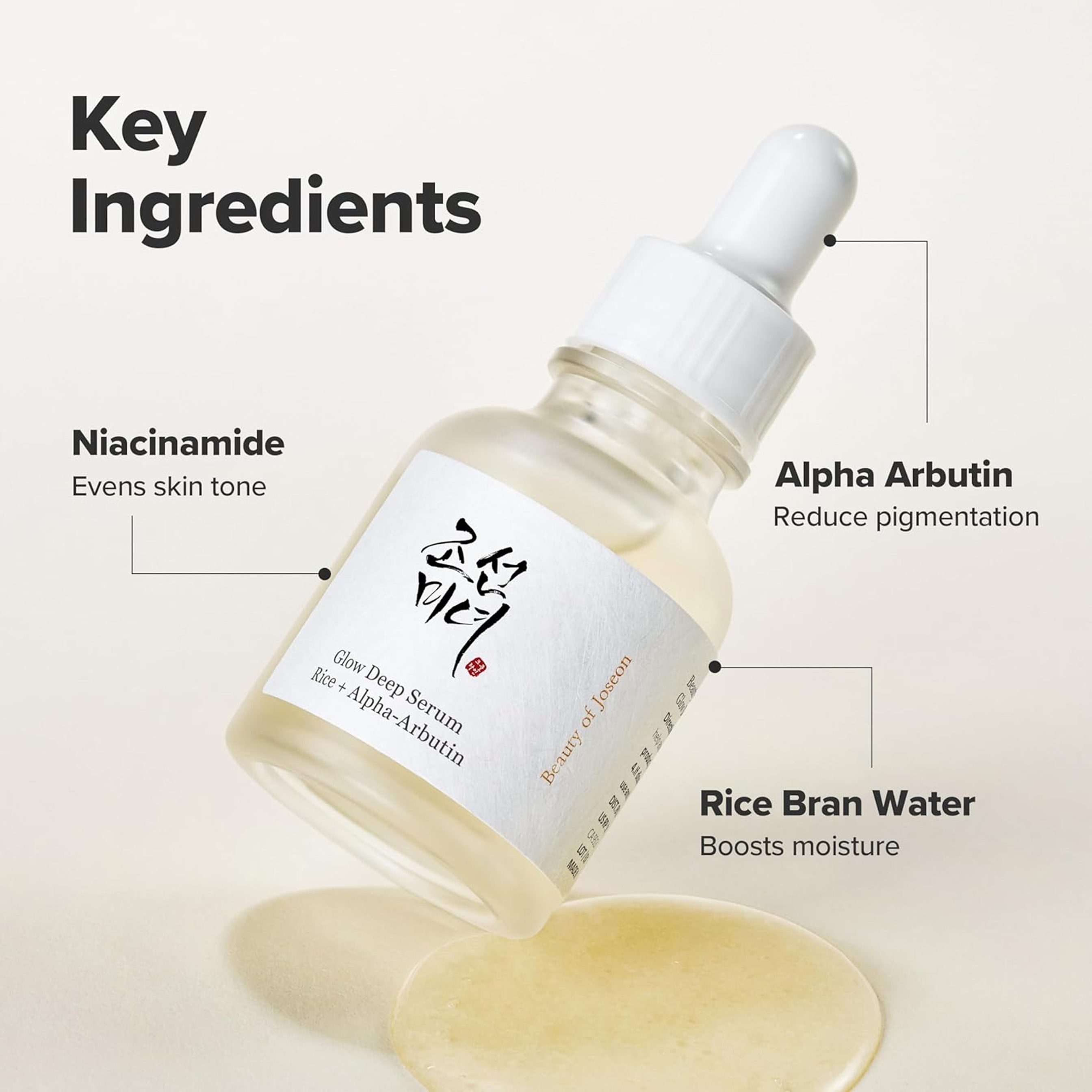 Beauty Of Joseon Glow Deep Serum Rice Alpha-Arbutin 1 fl.oz - Moisturizing Uneven Skin Tone 5