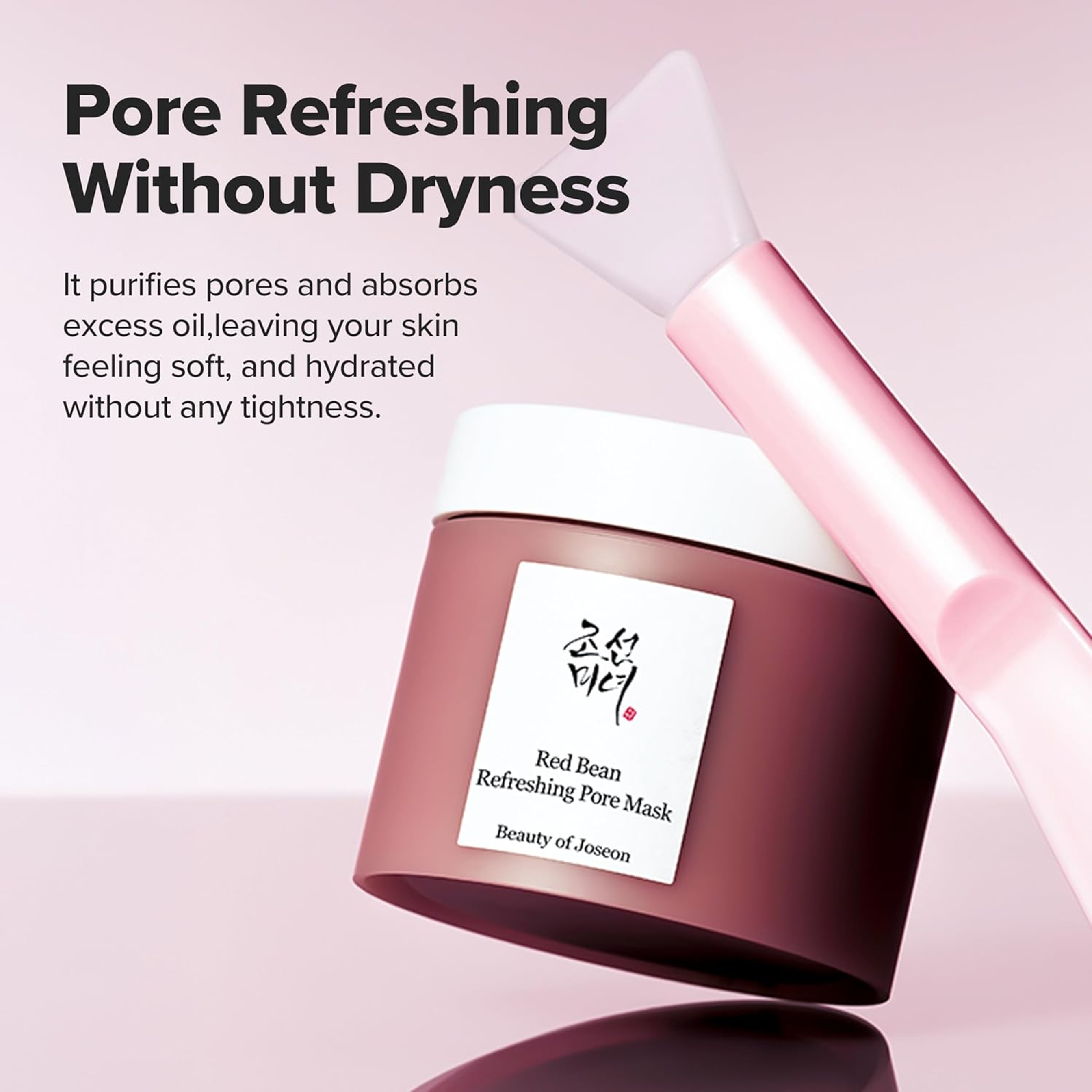 Beauty Of Joseon Red Bean Refreshing Pore Mask - Mud Cream Hydrating Wash Off Pack 4.73 fl.oz 3