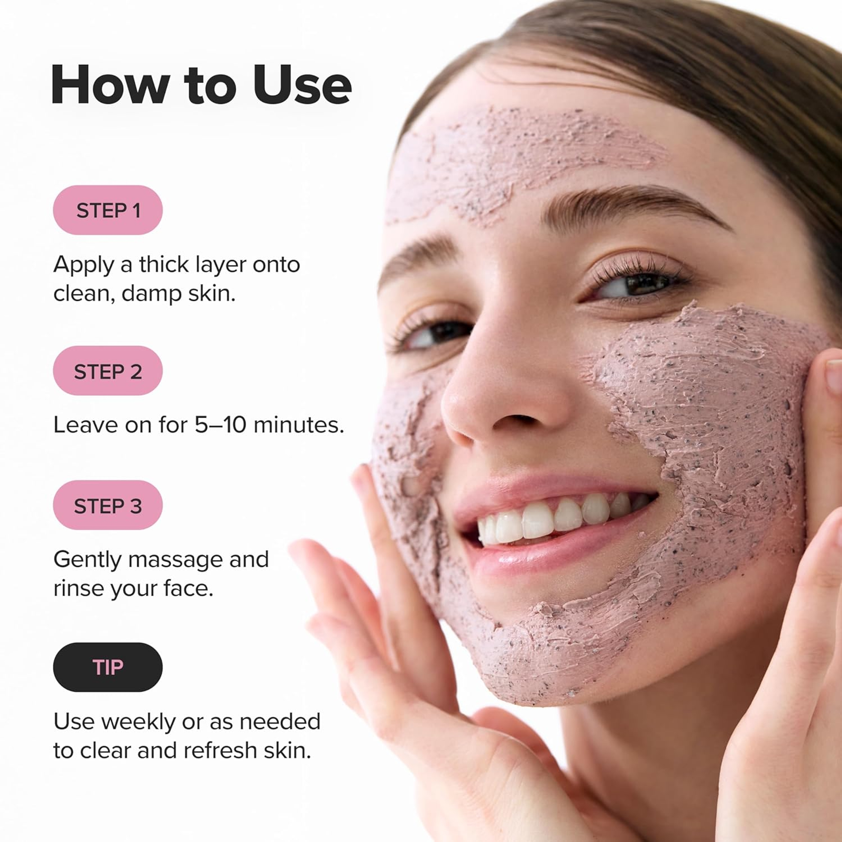 Beauty Of Joseon Red Bean Refreshing Pore Mask - Mud Cream Hydrating Wash Off Pack 4.73 fl.oz 7