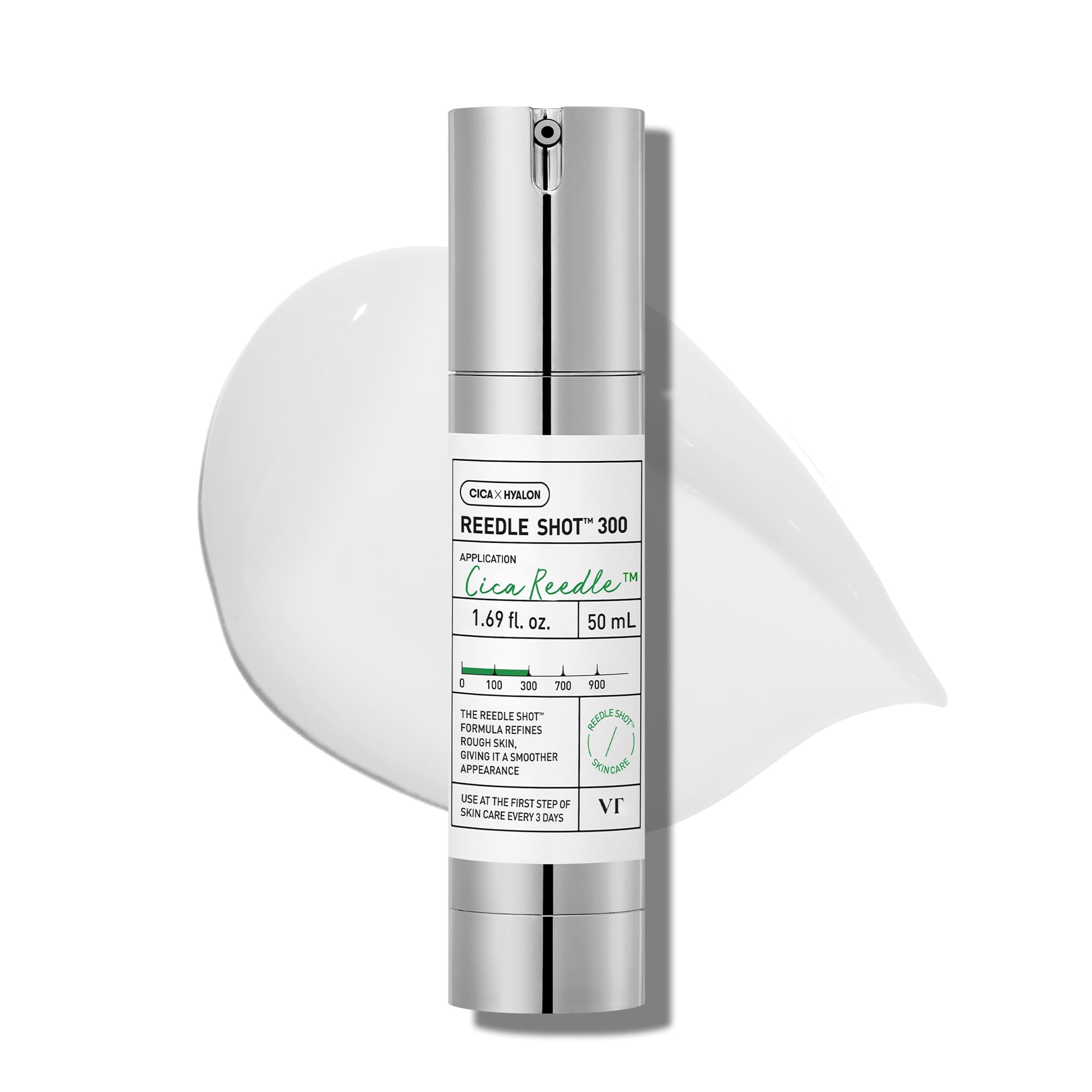 VT Cosmetics CICA Reedle Shot 300 1.69 fl.oz - Microneedling Serum for Soft & Smooth Skin 1