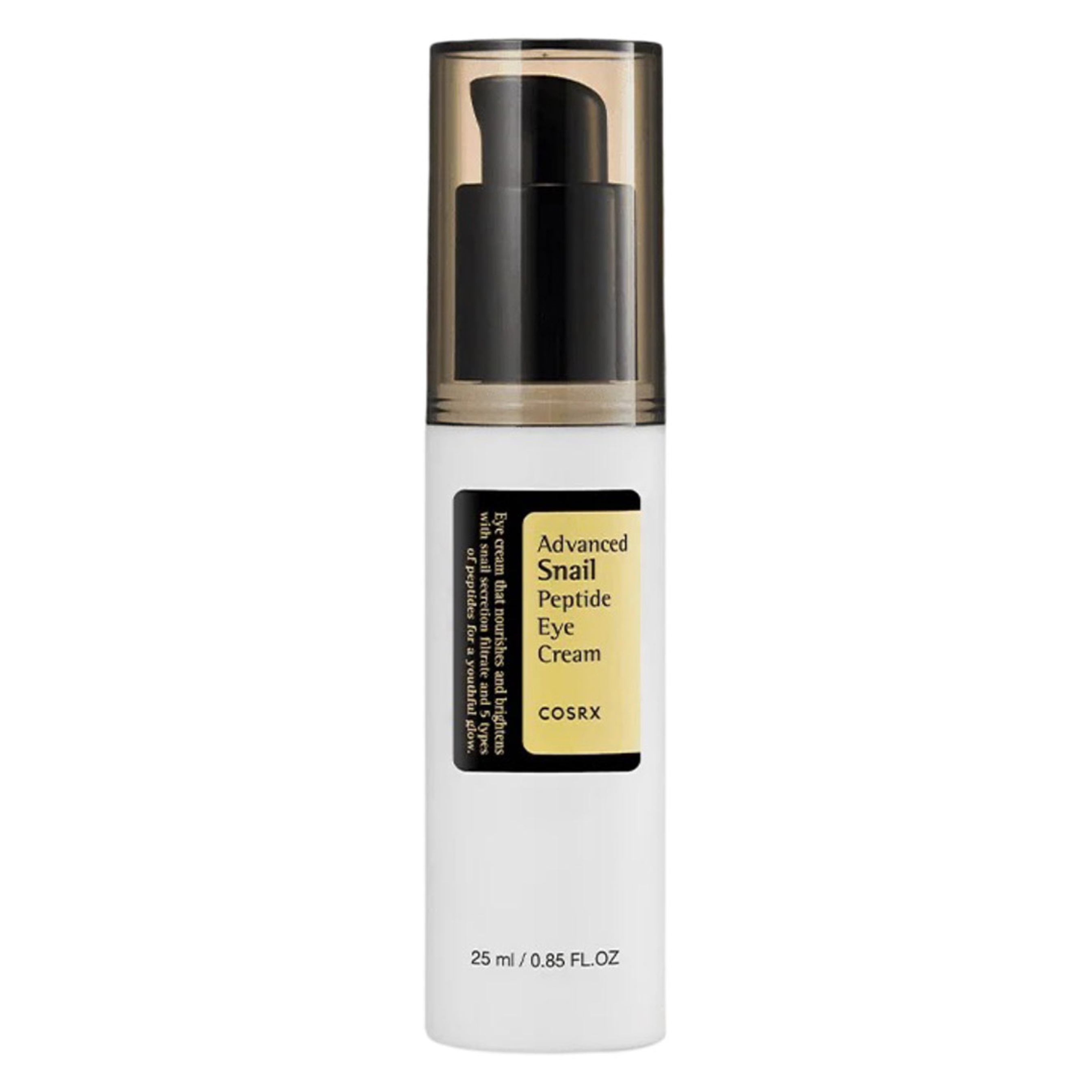 Cosrx Advanced Snail Peptide Eye Cream 0.85 fl.oz - Snail Mucin Peptide Under Eye Cream for Dark Circles 1