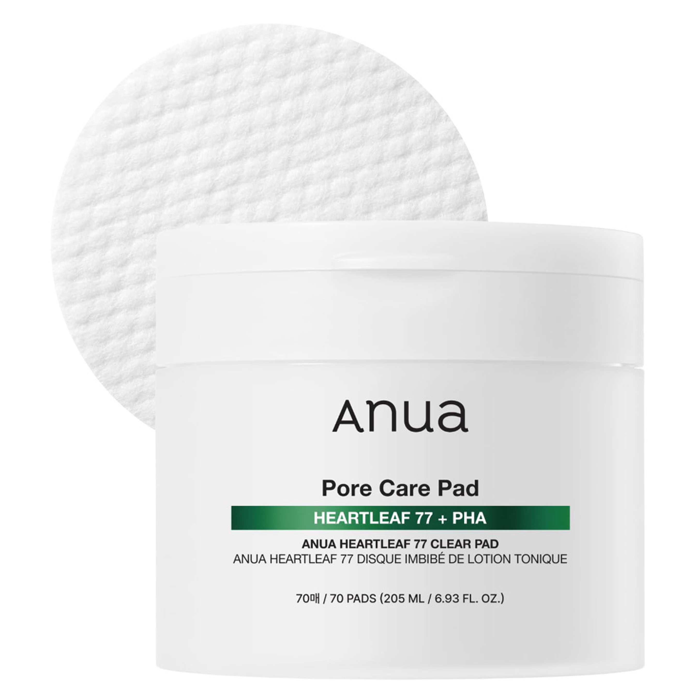 Anua Heartleaf 77 Toner Pads 70 Count - Daily Exfoliating Toner Pad for Sensitive Skin 1
